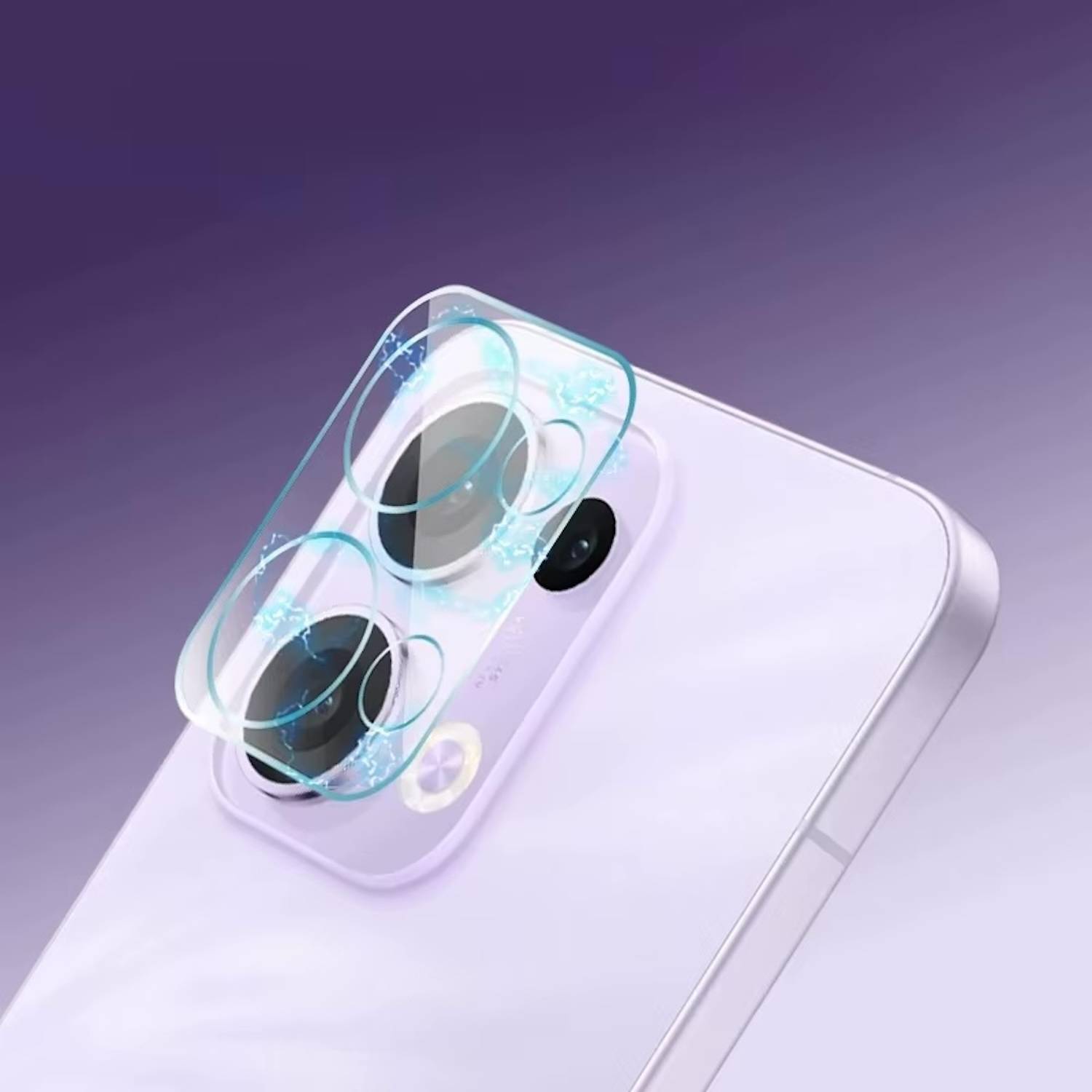 Für Oppo Reno 13 Pro 5G Schutz Hart Glas Back Kamera Komplettschutz Transparent