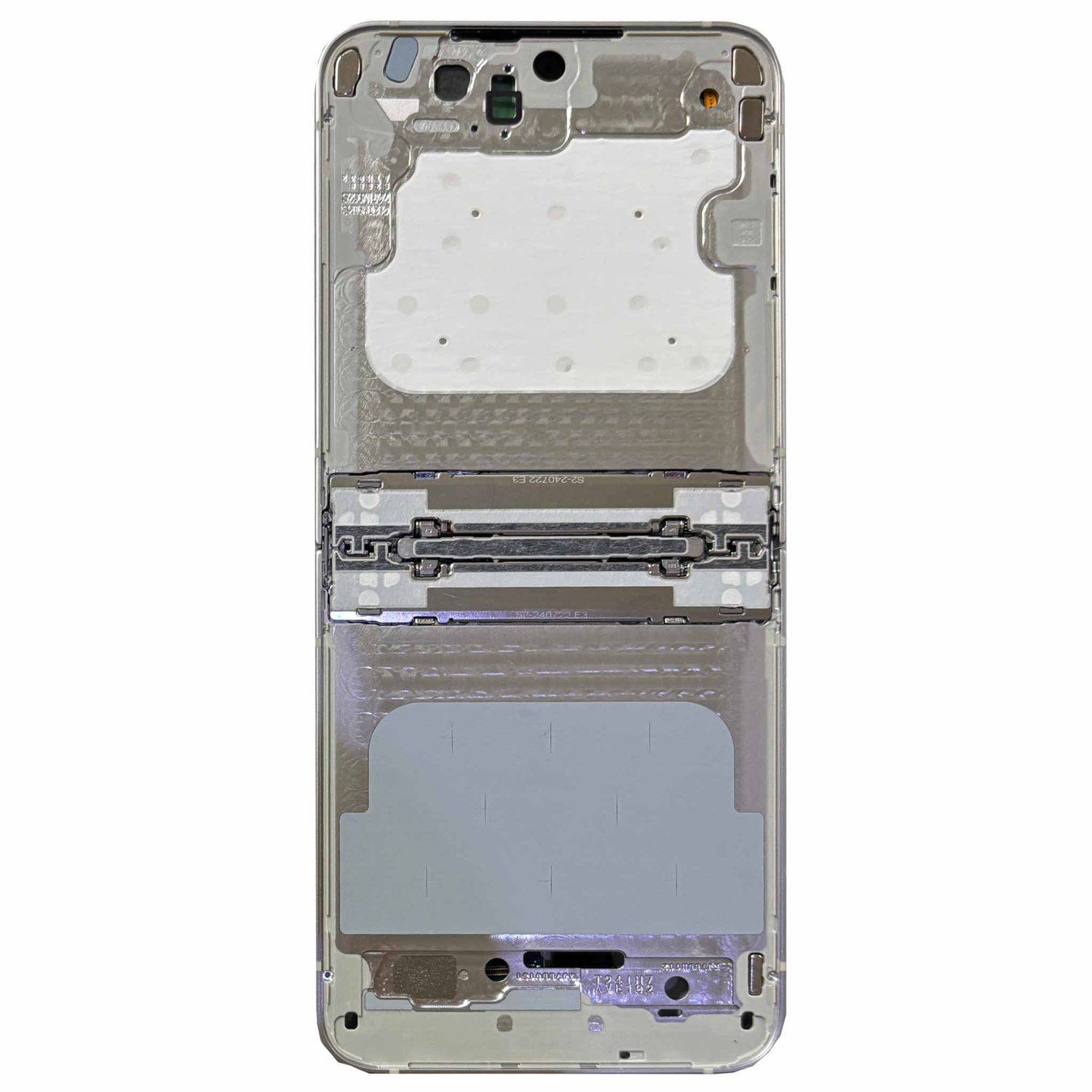 Samsung Display LCD Mittelrahmen für Galaxy Z Flip6 GH82-35016F Ersatzteil Weiß