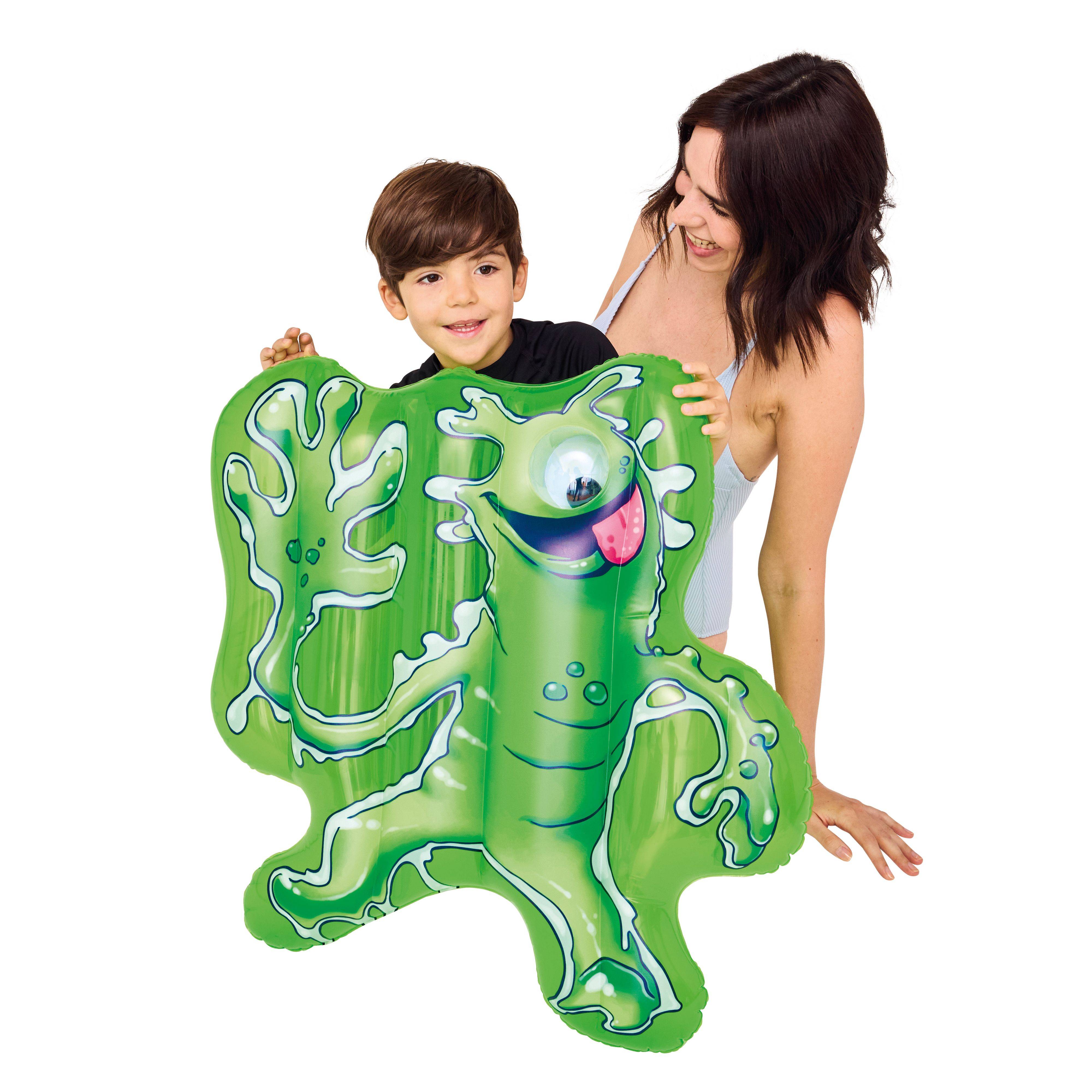 Happy People 16692 - Kinderluftmatratze - Ravensburger Monsterstarker Glibberklatsch (grün, 65x64x13cm)