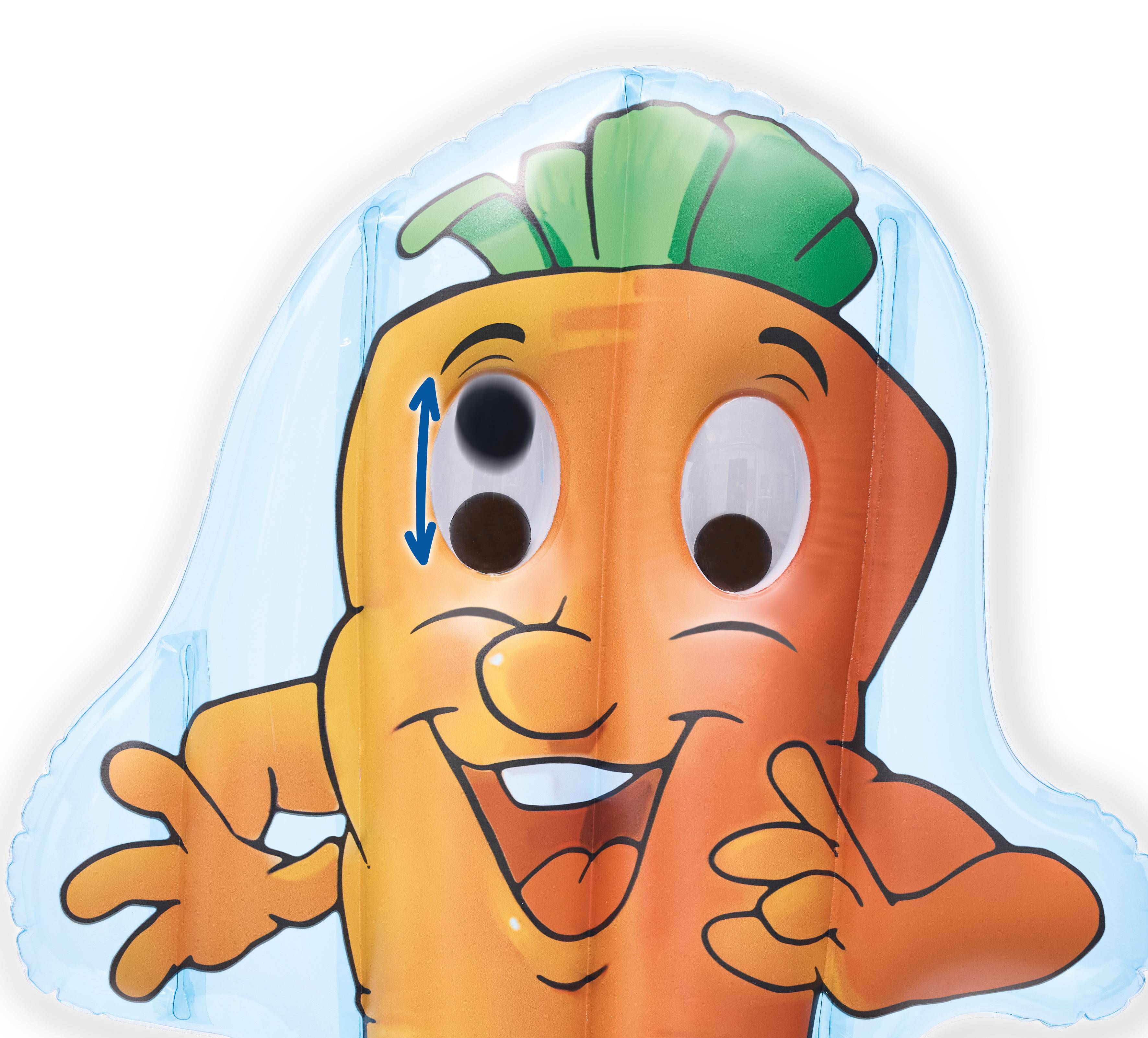 Happy People 16690 - Kinderluftmatratze - Lotti Karotti (orange, 80x54x11cm) Luftmatratze