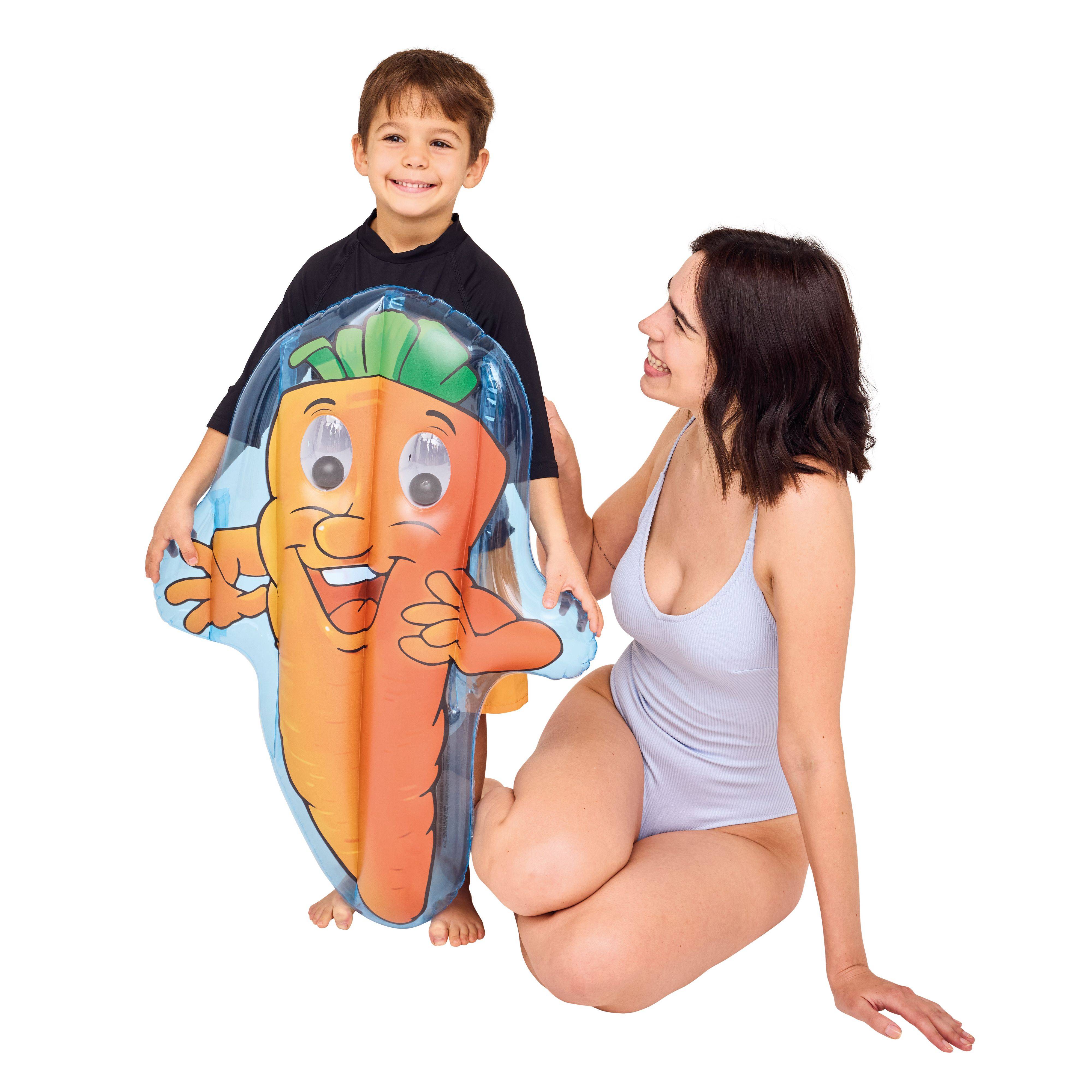 Happy People 16690 - Kinderluftmatratze - Lotti Karotti (orange, 80x54x11cm) Luftmatratze