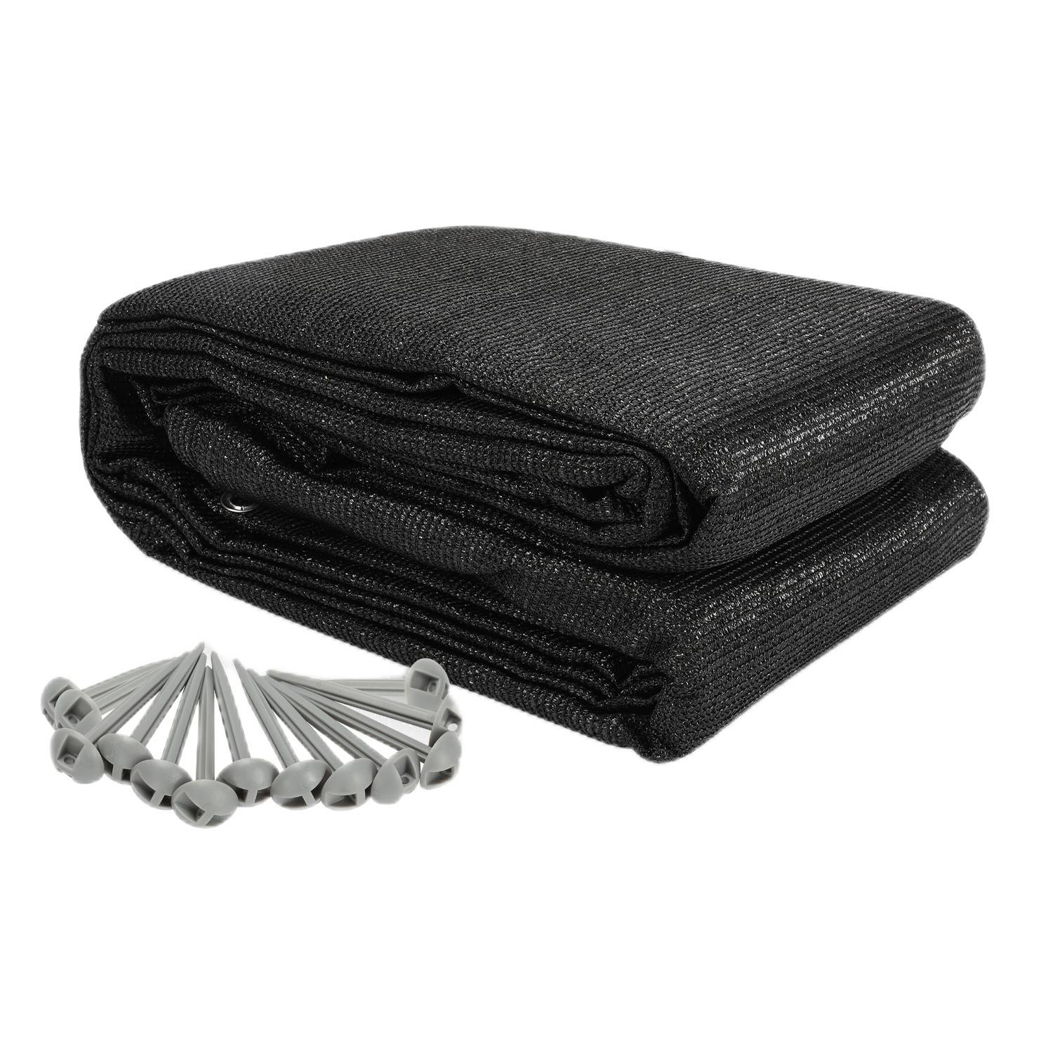 Vorzeltteppich viele Größen,Rasenschutz,Zeltteppich Schwarz,250*350CM