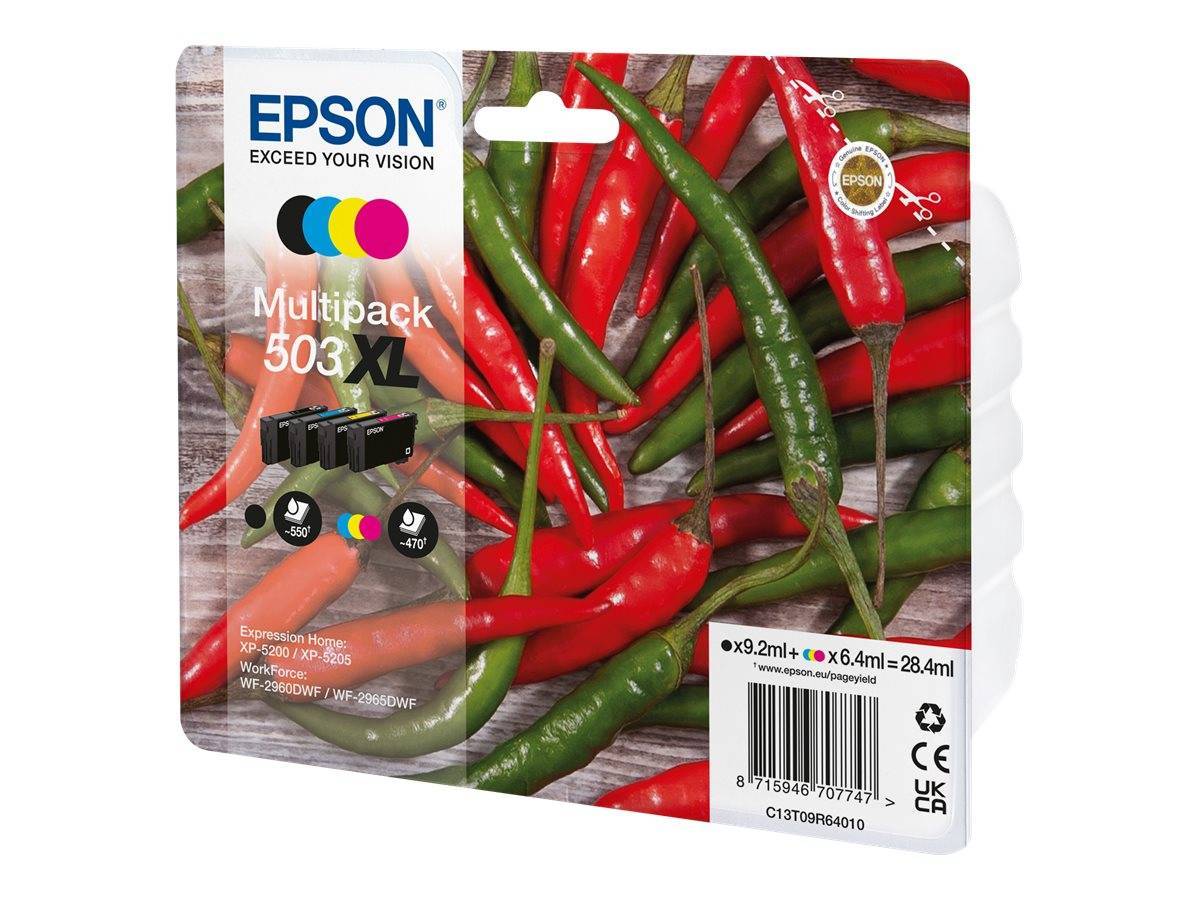 Patrone Epson 503 4er-Pack black + color XL T09R6 Multimedia-Technik Patronen