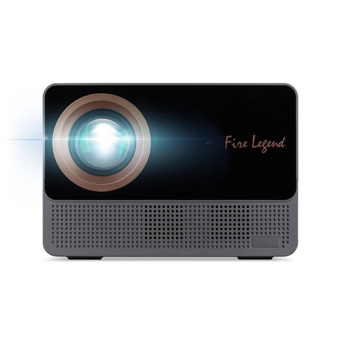 Ein digitaler Projektor mit der Bezeichnung „Fire Legend