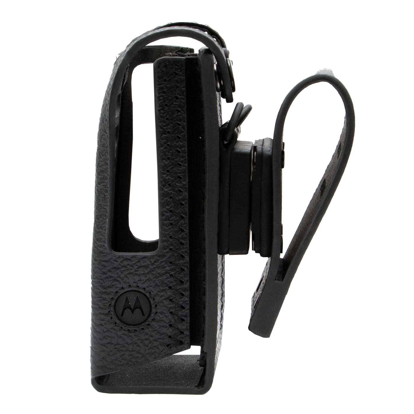 Motorola Ledertasche für R5 LKP mit drehbarer Gürtelschlaufe PMLN8662A