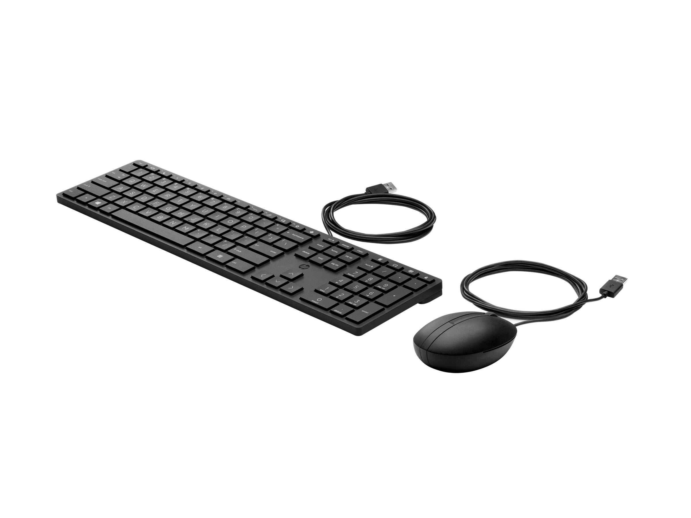 HP 320MK Kabelgebunden USB-A Copilot Taste Schwarz