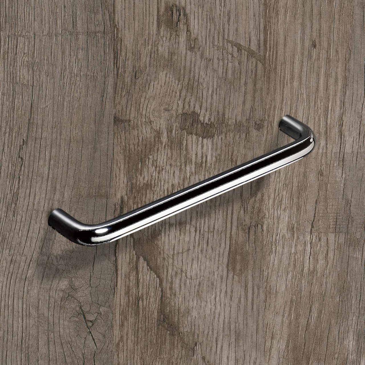 Griff Avenio, •–• 128, L 138 mm, H 32 mm, ø 10 mm, Verchromt glanz