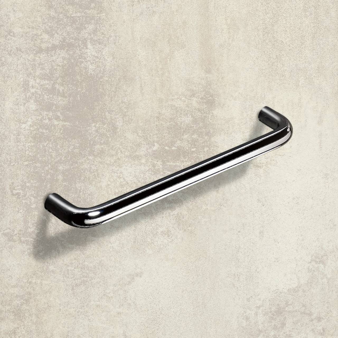 Griff Avenio, •–• 128, L 138 mm, H 32 mm, ø 10 mm, Verchromt glanz