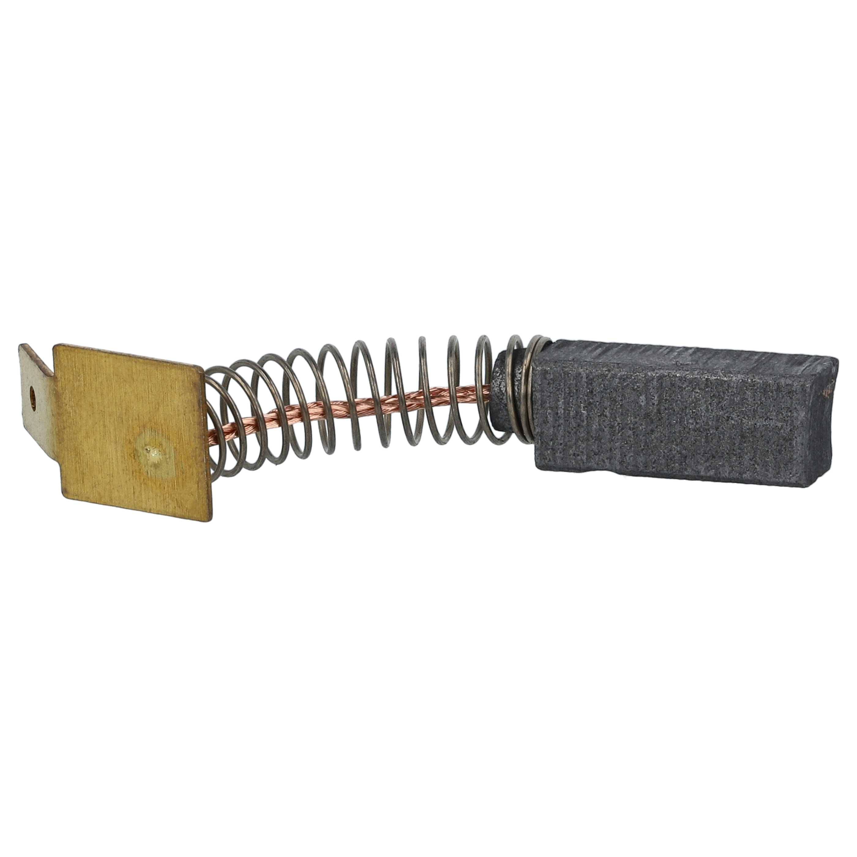 vhbw 2x Kohlebürste 6,3 x 6,3 x 16 mm kompatibel mit Novopress EFP 2, 1 Elektrowerkzeug + Feder
