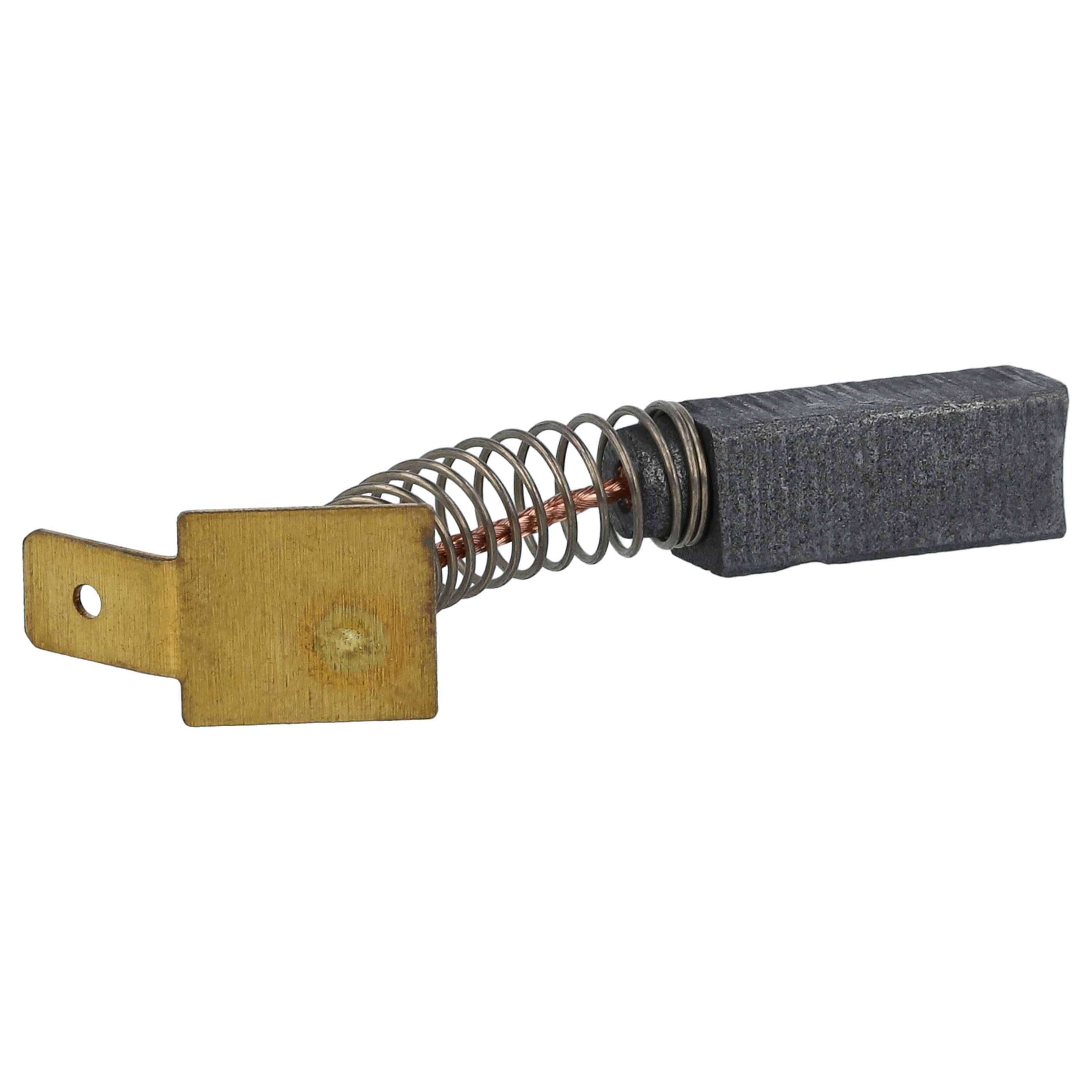 vhbw 2x Kohlebürste 6,3 x 6,3 x 16 mm kompatibel mit Novopress EFP 2, 1 Elektrowerkzeug + Feder