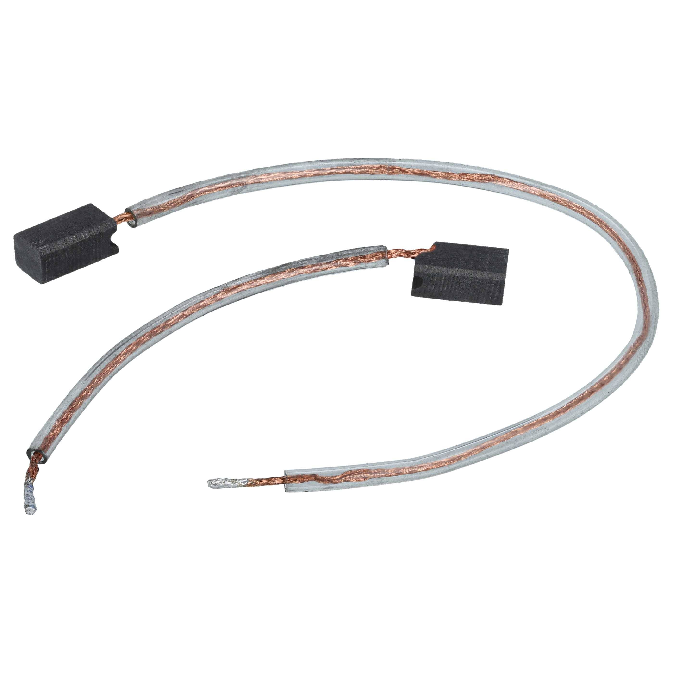vhbw 2x Kohlebürste 5 x 6,2 x 11 mm kompatibel mit Rems Power-Press SE, E Elektrowerkzeug