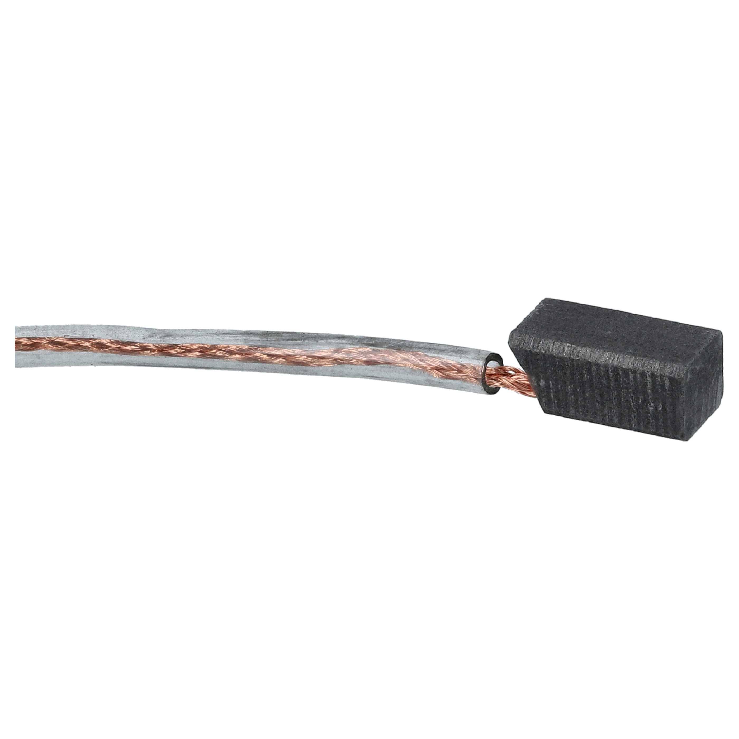 vhbw 2x Kohlebürste 5 x 6,2 x 11 mm kompatibel mit Rems Power-Press SE, E Elektrowerkzeug