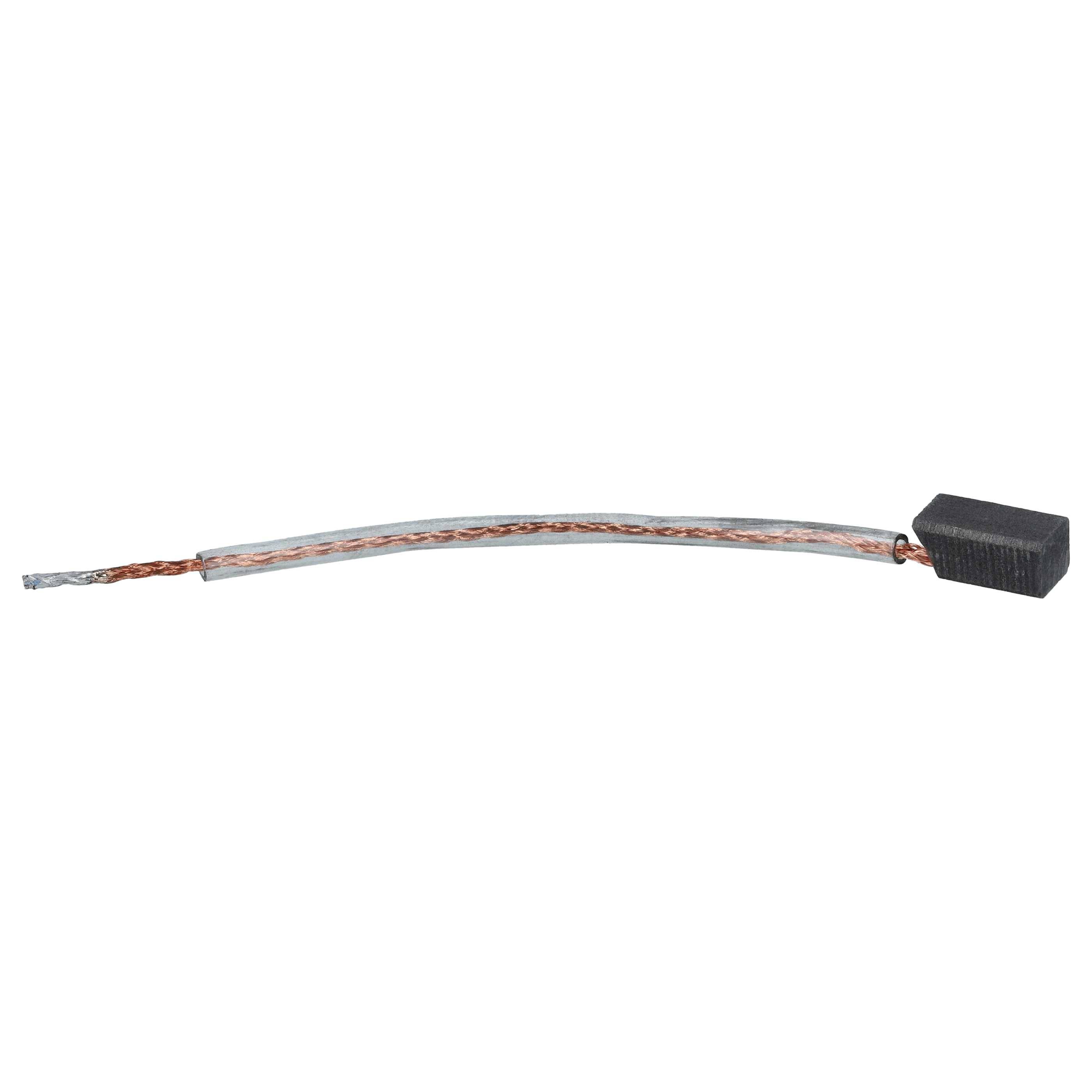 vhbw 2x Kohlebürste 5 x 6,2 x 11 mm kompatibel mit Rems 572100, 572101 Elektrowerkzeug