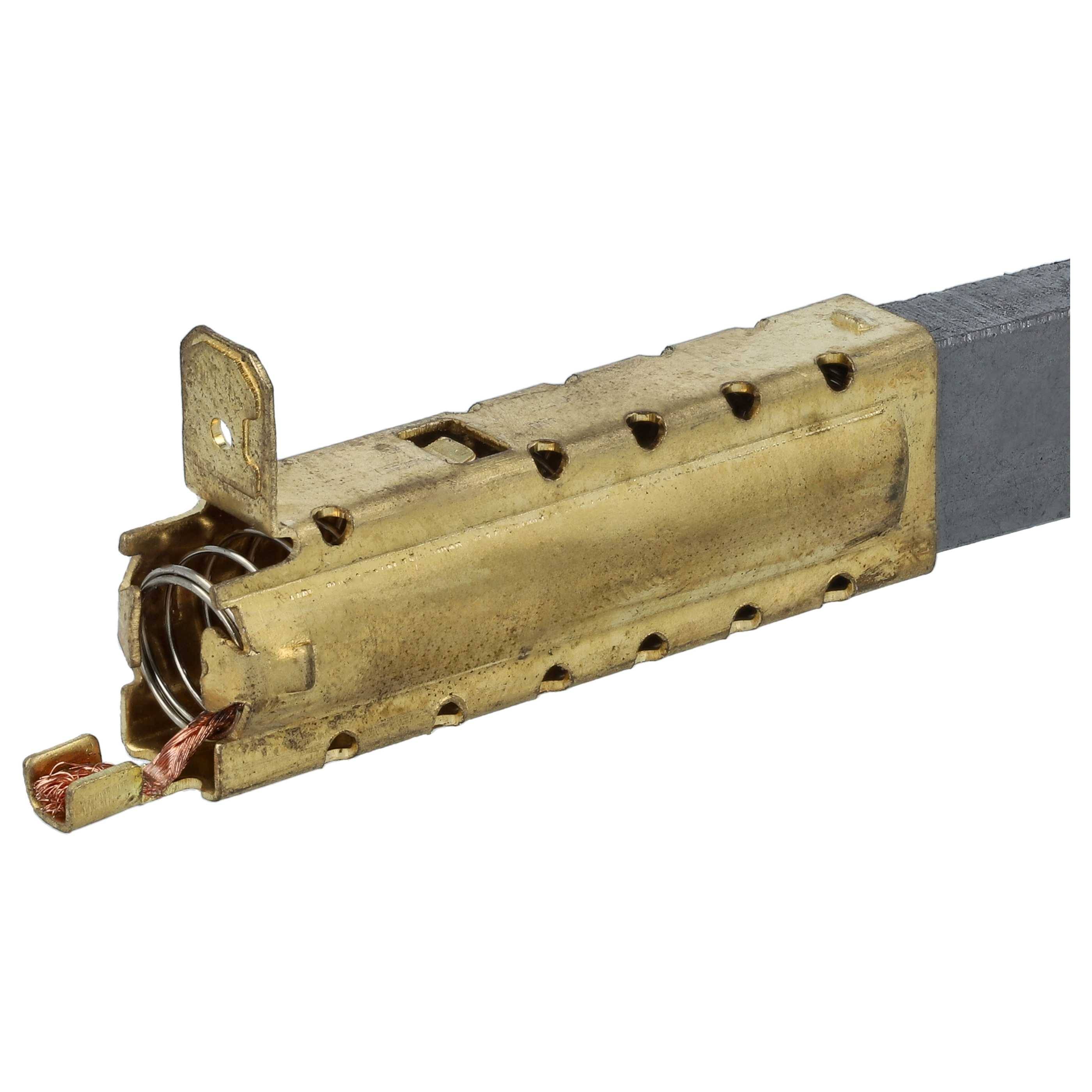vhbw 2x Kohlebürste 6,3 x 11 x 32 mm kompatibel mit Kärcher 1.146-401.0, 1.146-611.0, 1.146-411.0, 1.146-701.0, 1.146-612.0 Staubsauger