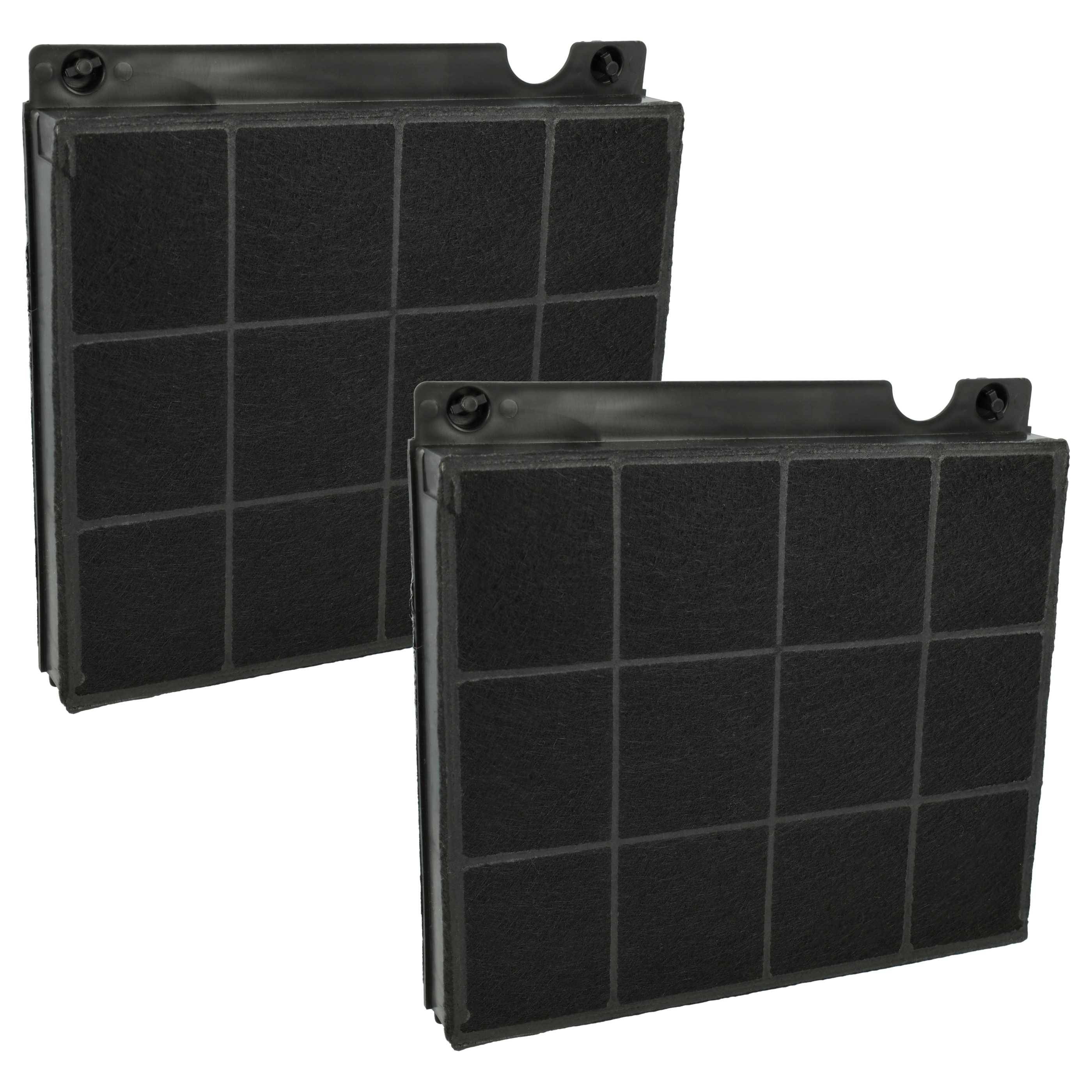 vhbw 2x Aktivkohlefilter kompatibel mit Whirlpool DBHBS63LLIX, ARGA001IX, DNHBS65AMX, ARA001, AKR995, ARGA001/1IX Dunstabzugshaube