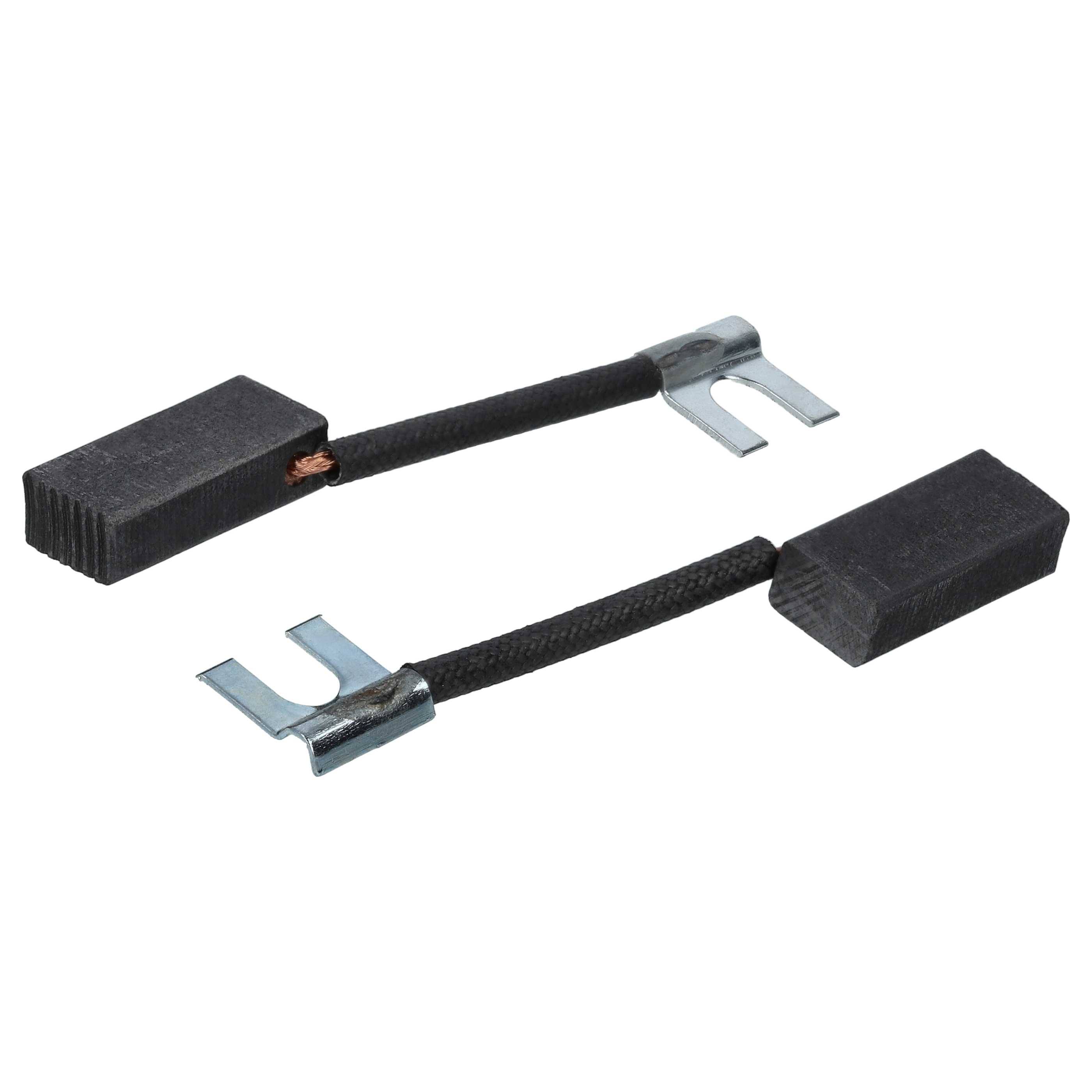 vhbw 2x Kohlebürste 5 x 8 x 17 mm kompatibel mit Fein ASte 649, 649-1 Winkelschleifer, Bohrmaschine