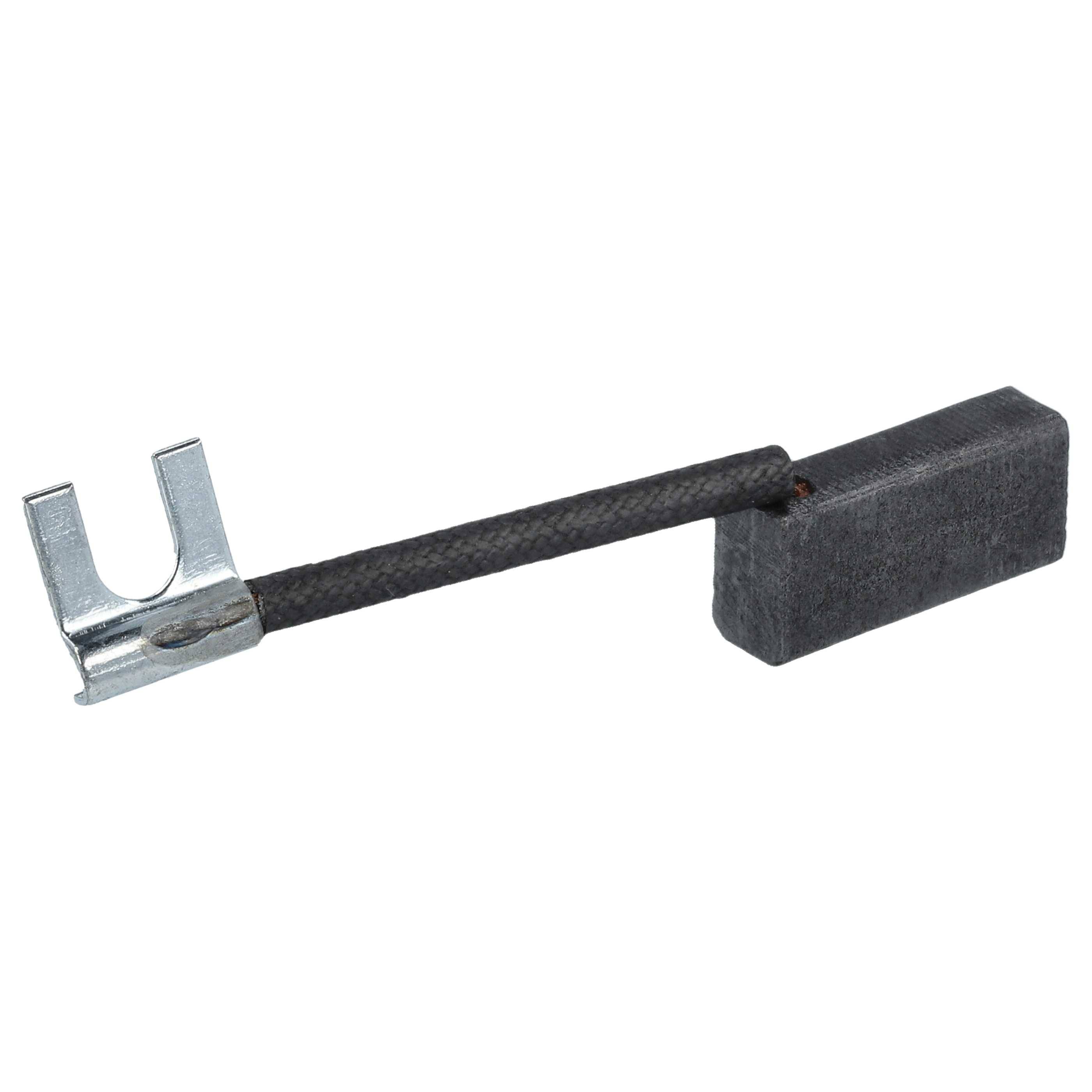 vhbw 2x Kohlebürste 5 x 8 x 17 mm kompatibel mit Fein ASb 647-1, 647, 648-EC 2 Winkelschleifer, Bohrmaschine