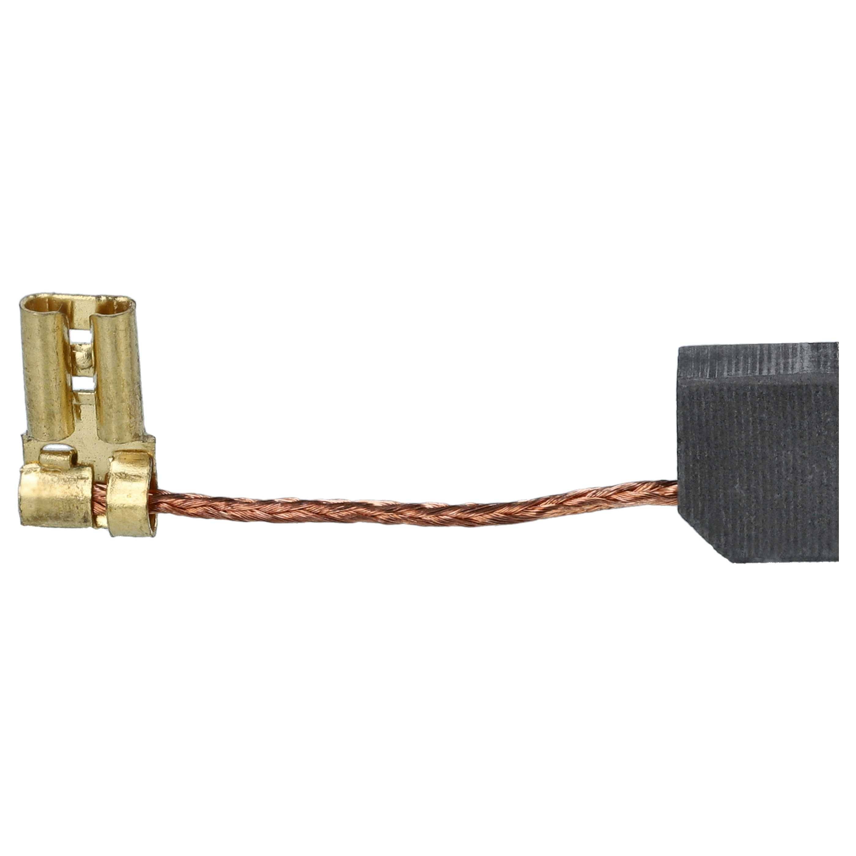 vhbw 2x Kohlebürste 5 x 10 x 17,5 mm kompatibel mit Fein 5x10x17 Winkelschleifer, Polierer