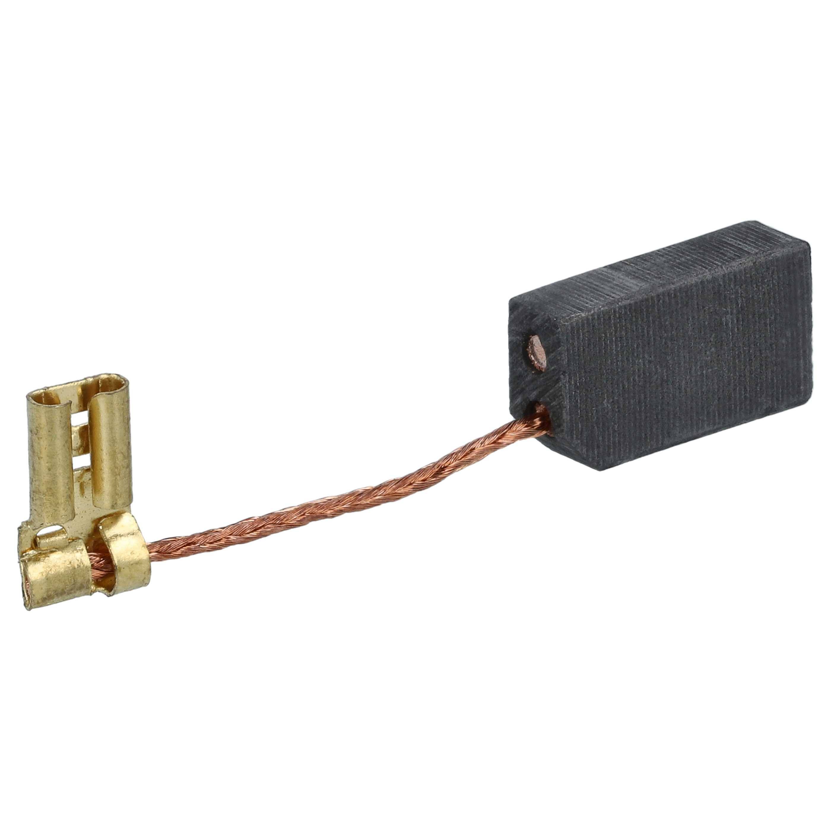 vhbw 2x Kohlebürste 5 x 10 x 17,5 mm kompatibel mit Fein 5x10x17 Winkelschleifer, Polierer