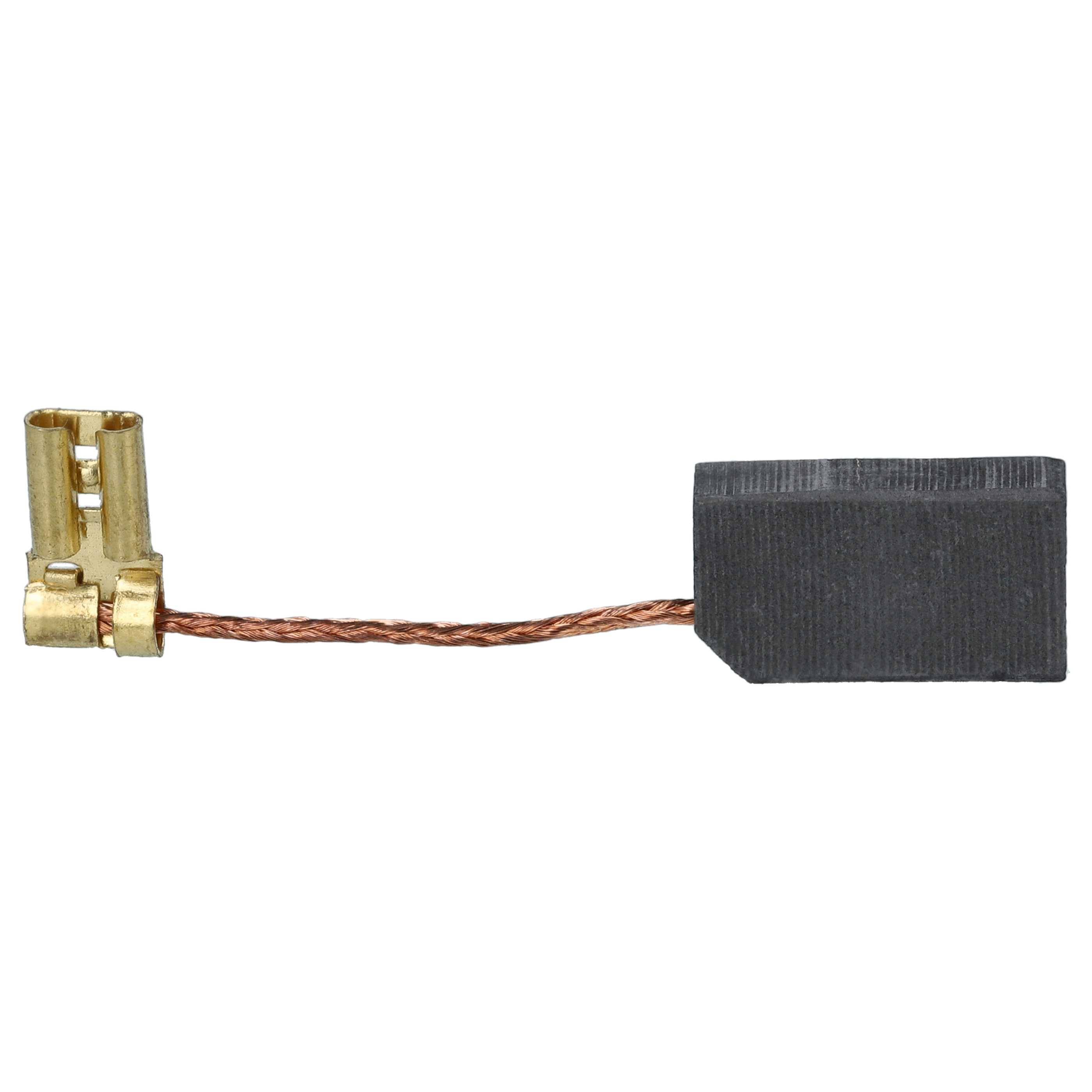 vhbw 2x Kohlebürste 5 x 10 x 17,5 mm kompatibel mit Fein WPO 13-15E/N08, 12-27 E, 13-15E/N06, 13-15E Winkelschleifer, Polierer