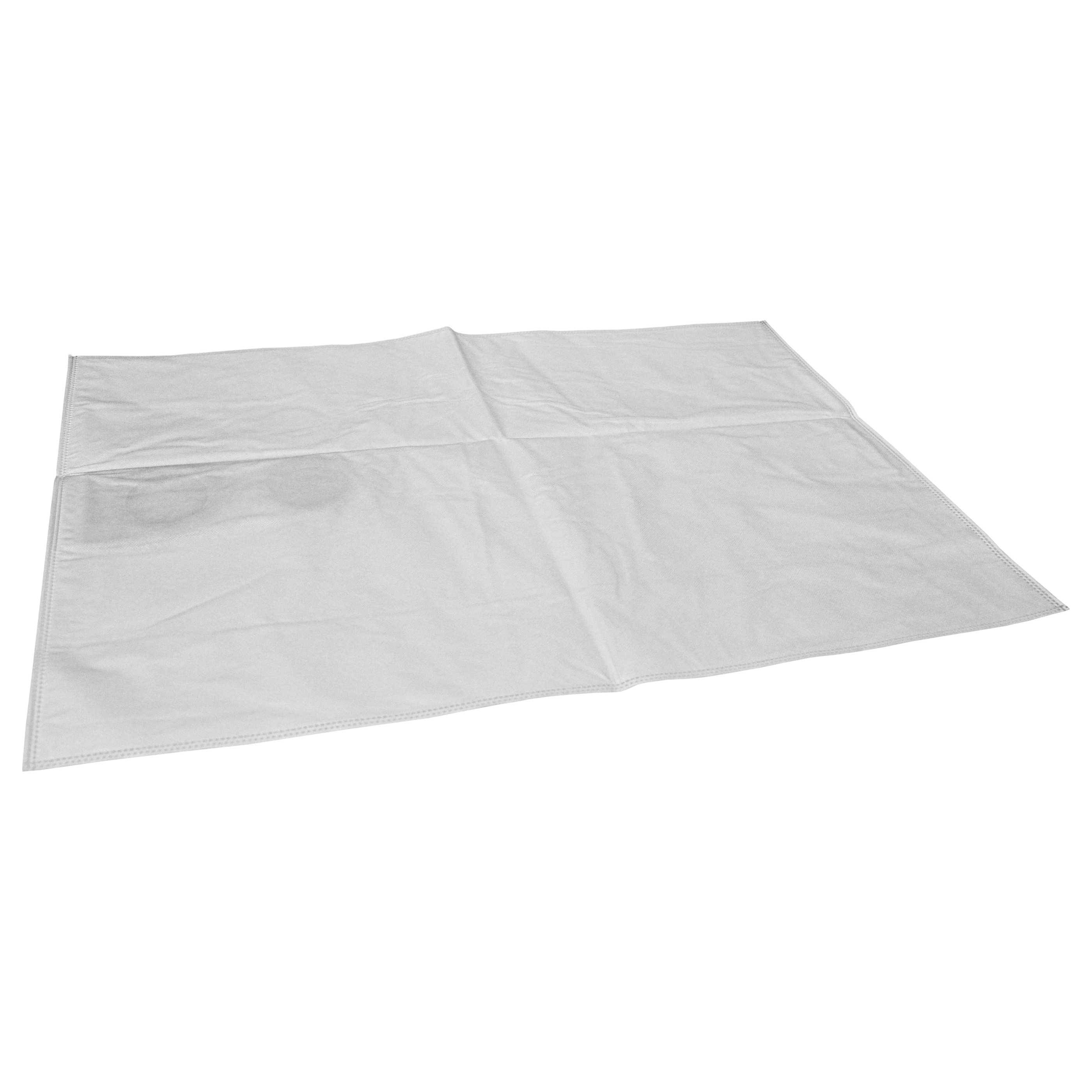 vhbw 10x Staubbeutel Ersatz für Milwaukee 4932373621 für Staubsauger - Vlies, 78,5cm x 52cm Weiß