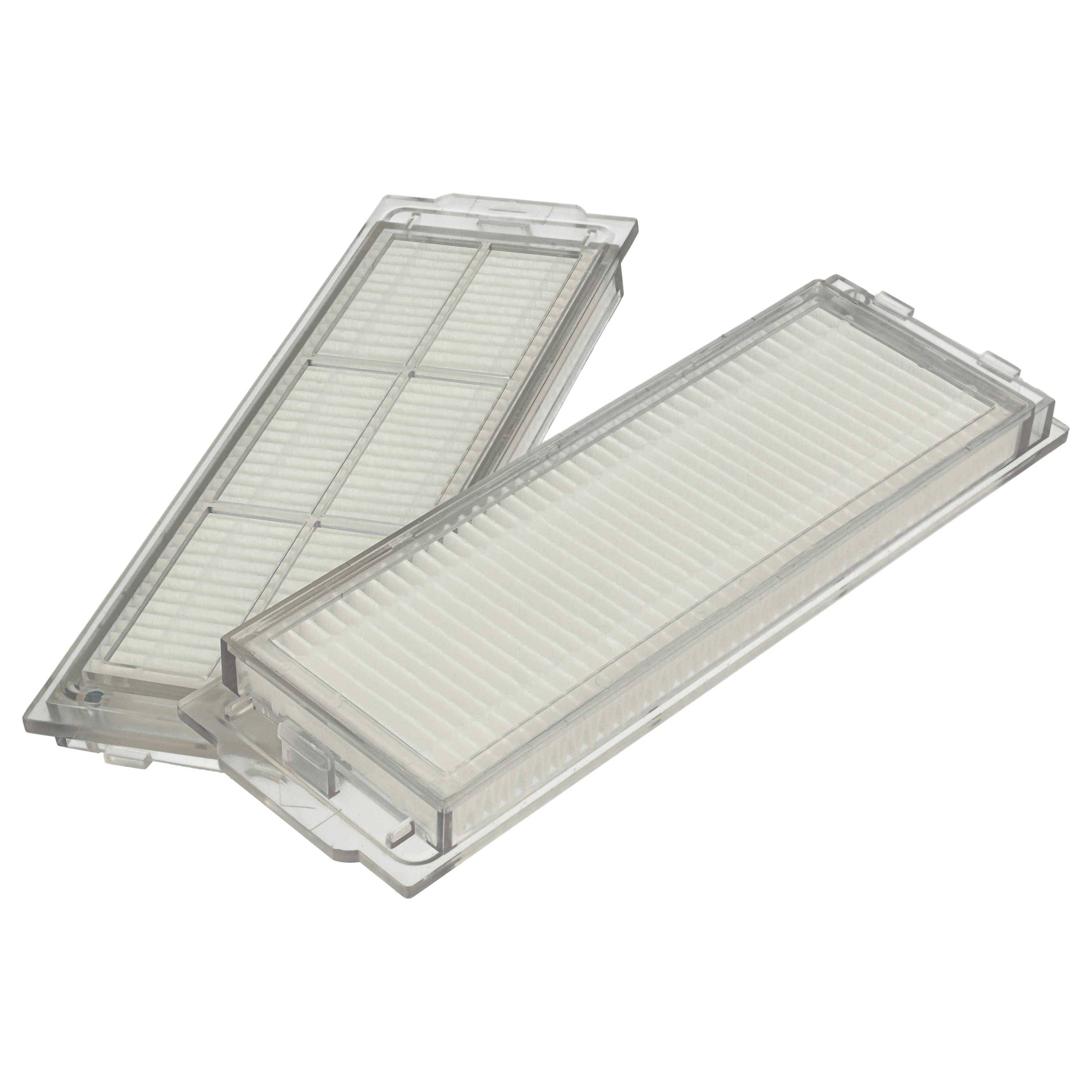 vhbw Filterset 2x Filter kompatibel mit Proscenic M6 Pro Staubsaugerroboter - Staubfilter