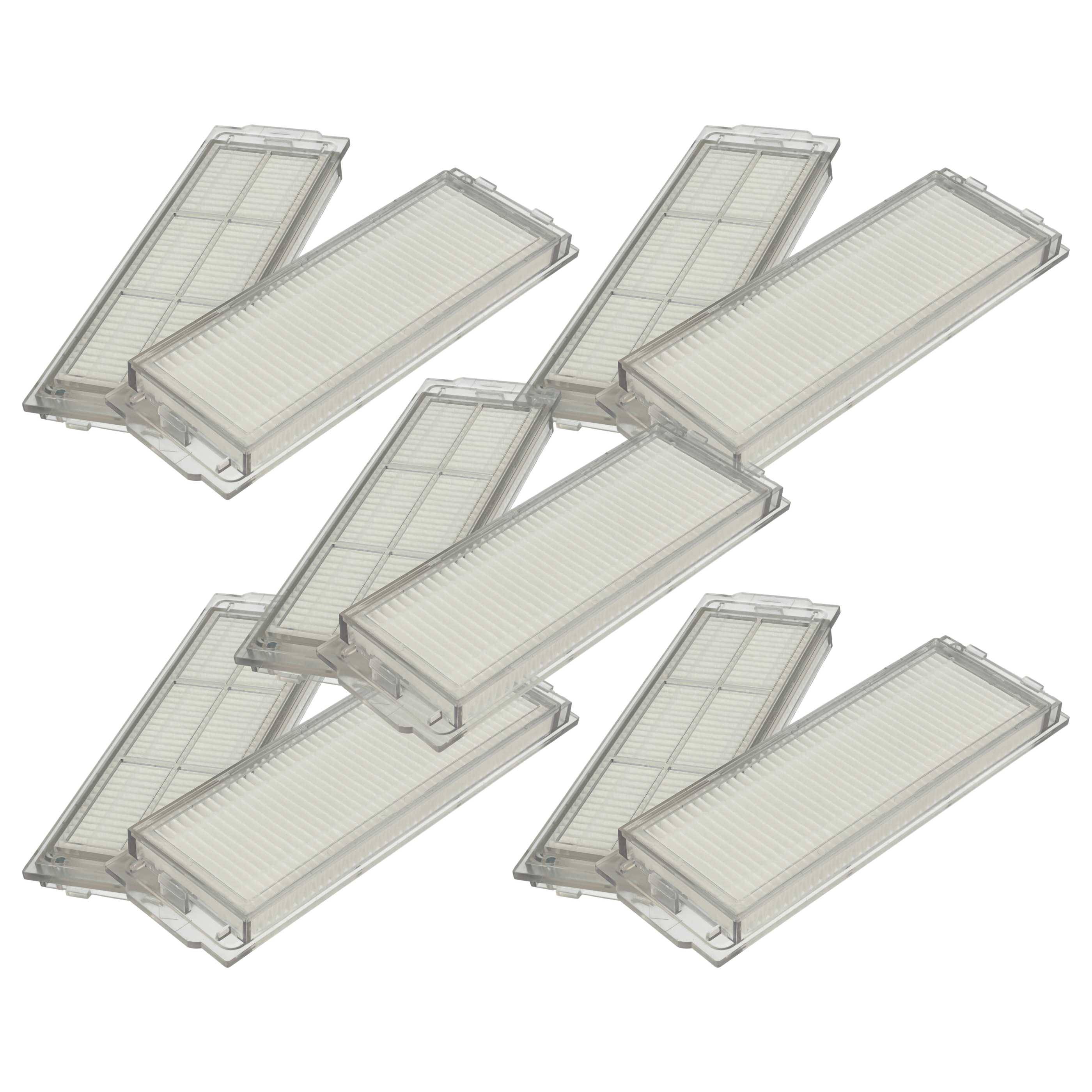 vhbw Filterset 10x Filter kompatibel mit Proscenic M6 Pro Staubsaugerroboter - Staubfilter