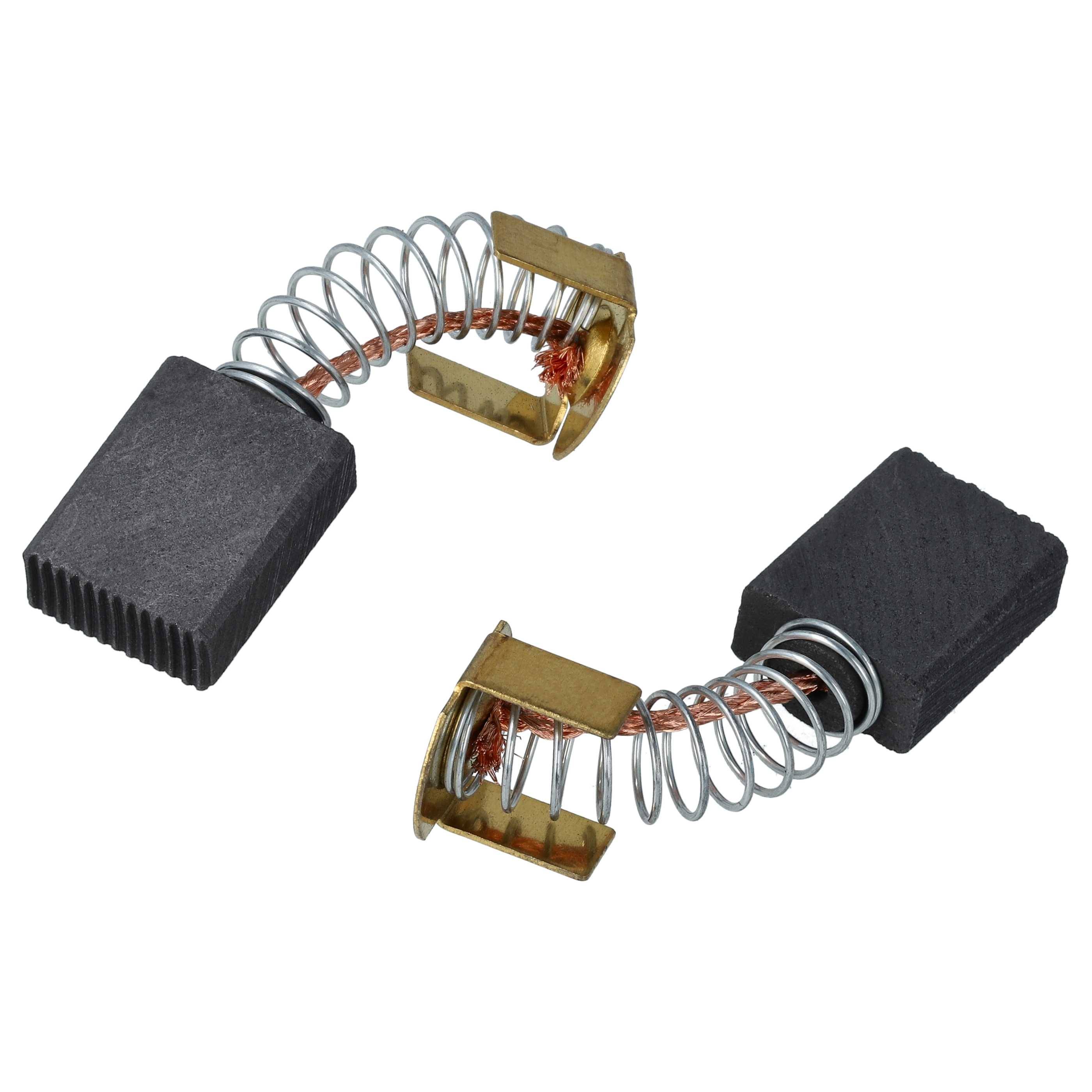 vhbw 2x Kohlebürste 6,5 x 13,5 x 17 mm kompatibel mit Bosch PTS 10 MK I, 10 Tischkreissäge, Gehrungssäge