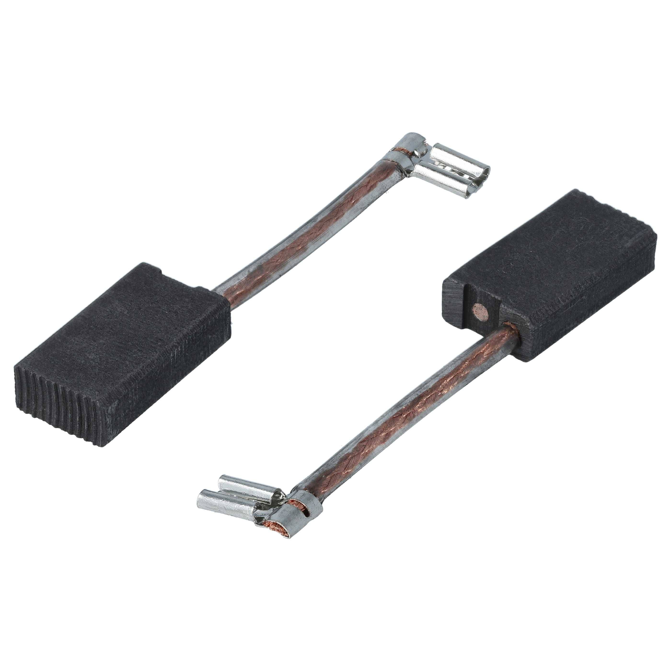 vhbw 2x Kohlebürste 6,2 x 12,5 x 23 mm Ersatz für Bosch 1.609.B06.661, 1609B06661, 4059952506579 für Kappsäge, Gehrungssäge