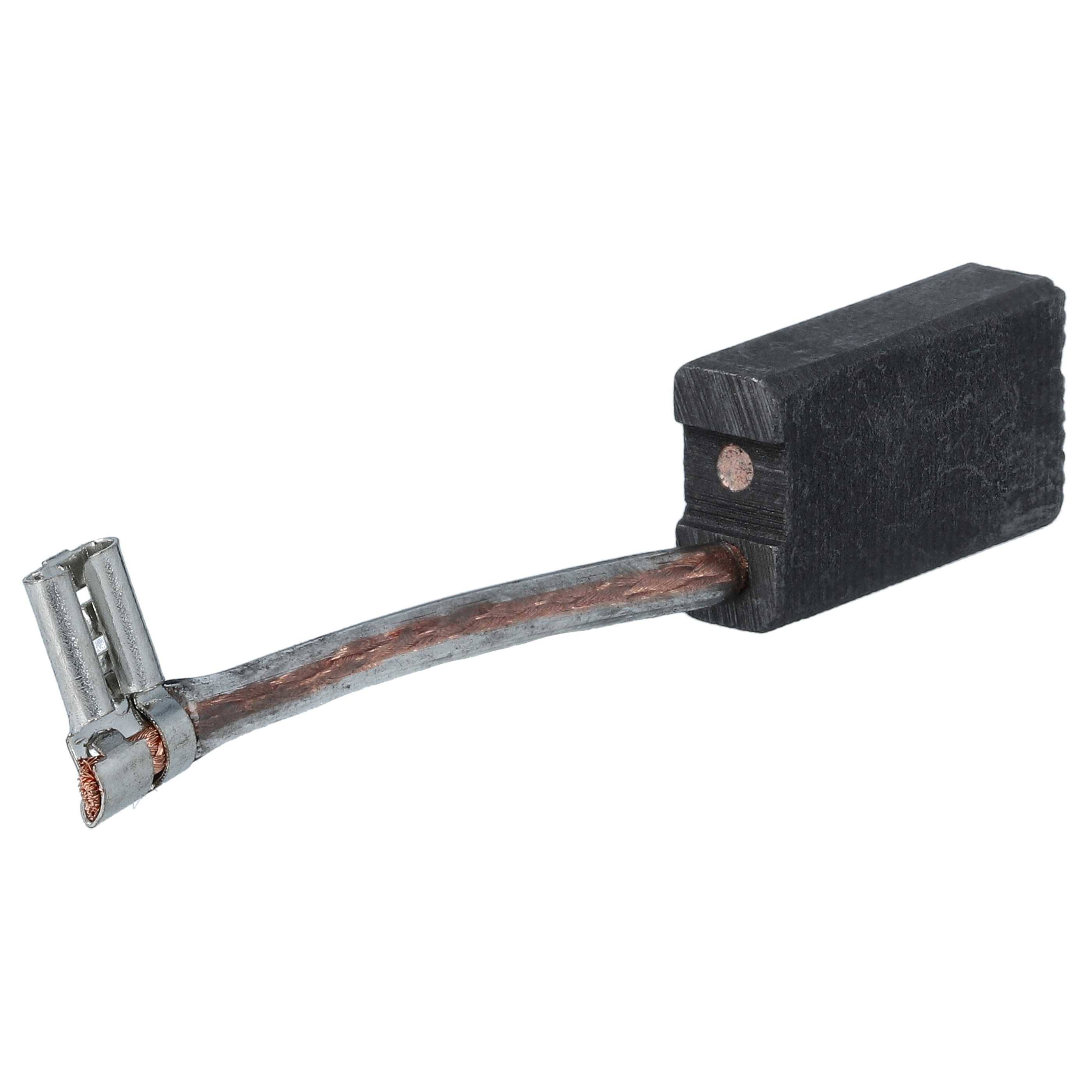 vhbw 2x Kohlebürste 6,2 x 12,5 x 23 mm kompatibel mit Bosch 3 601 M19 004*, 3 601 M19 100, 3 601 M19 003* Kappsäge, Gehrungssäge