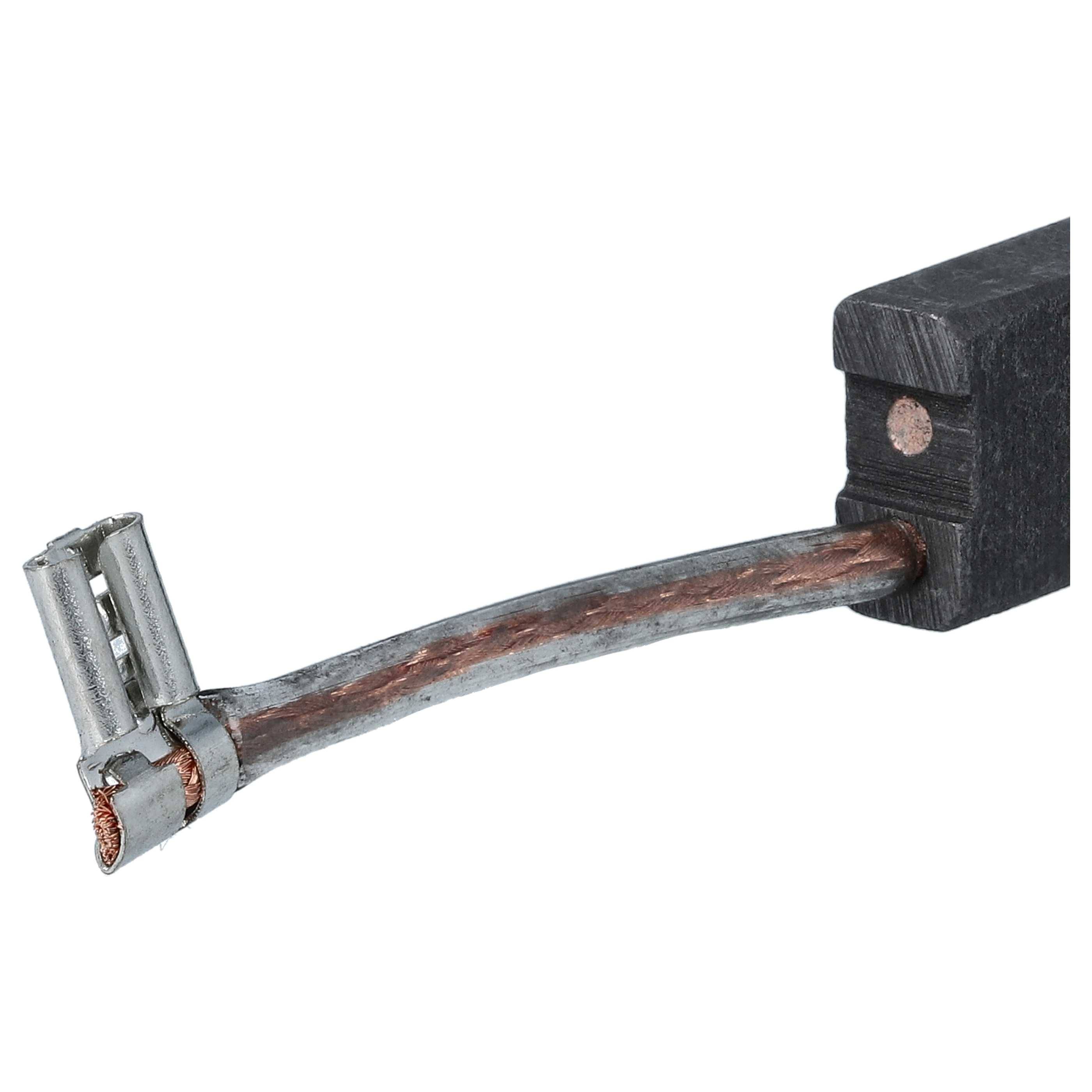 vhbw 2x Kohlebürste 6,2 x 12,5 x 23 mm kompatibel mit Bosch GCM 80 SJ, 800 SJ, 8 SDE, 8 SJL, 8000 SJ Kappsäge, Gehrungssäge