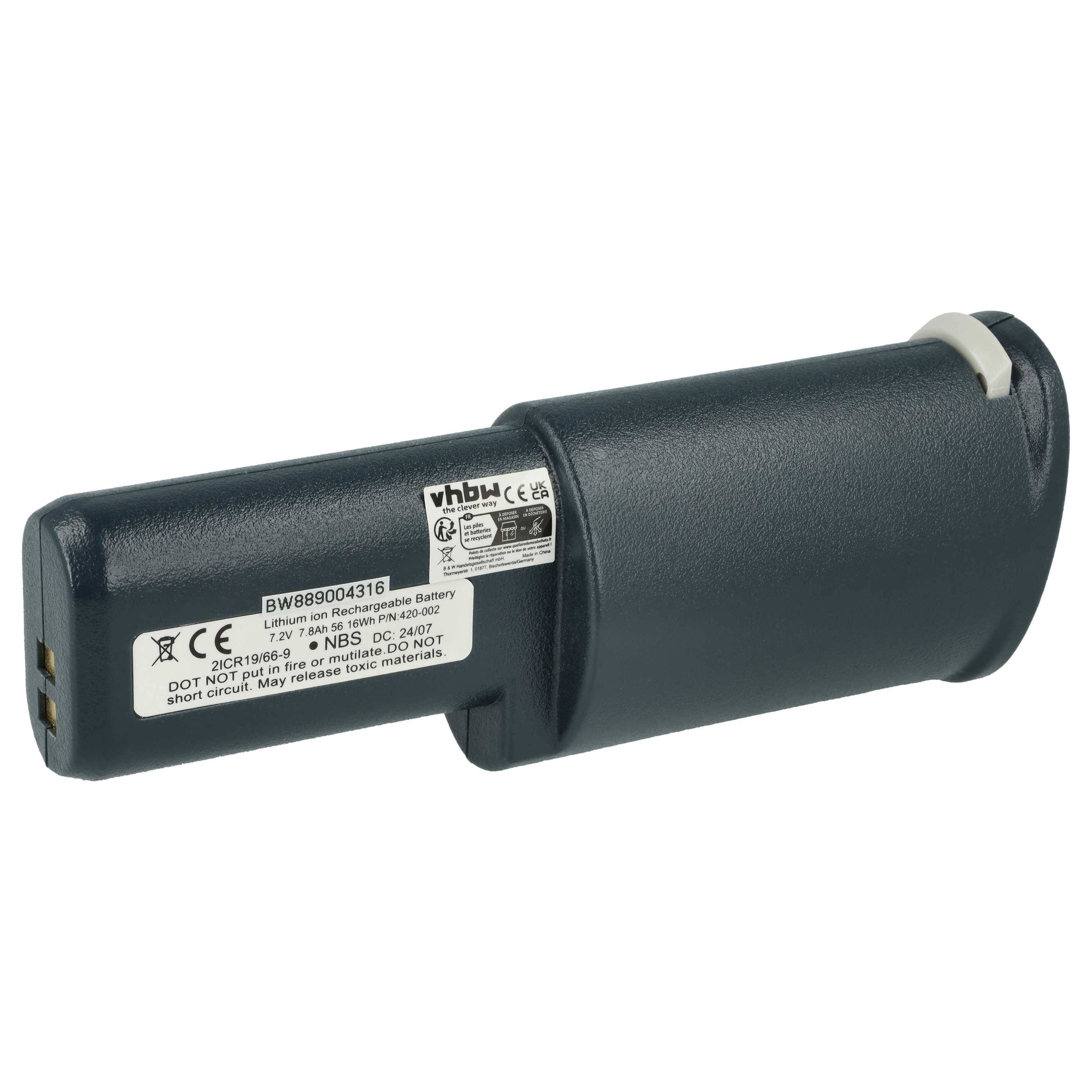 vhbw Akku Ersatz für Niton 420-002 für Messgerät (7,8 Ah, 7,2 V, Li-Ion)