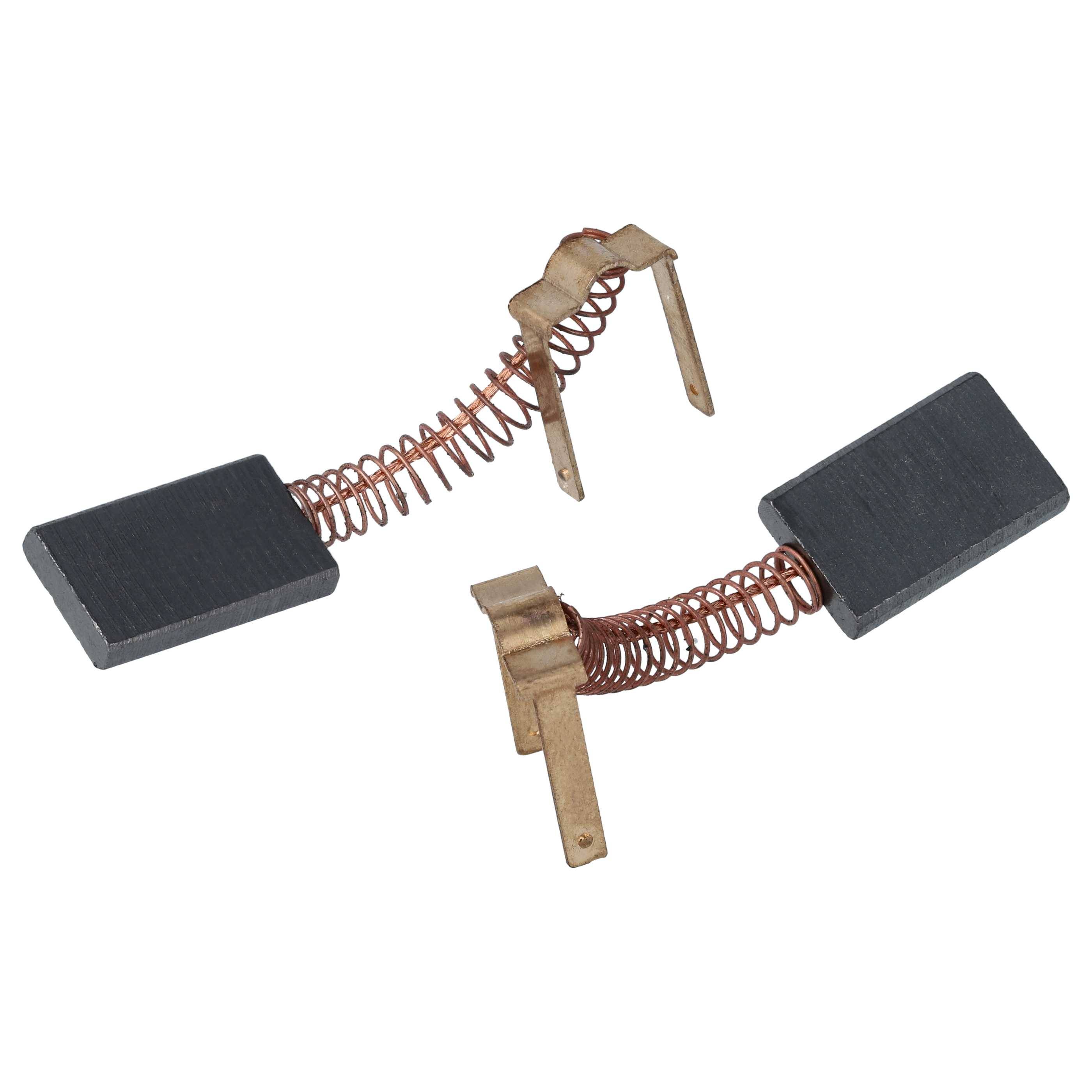 vhbw 2x Kohlebürste 3 x 12 x 20 mm Ersatz für Georgii Kobold LK51, KK 98 für Nähmaschine + Feder