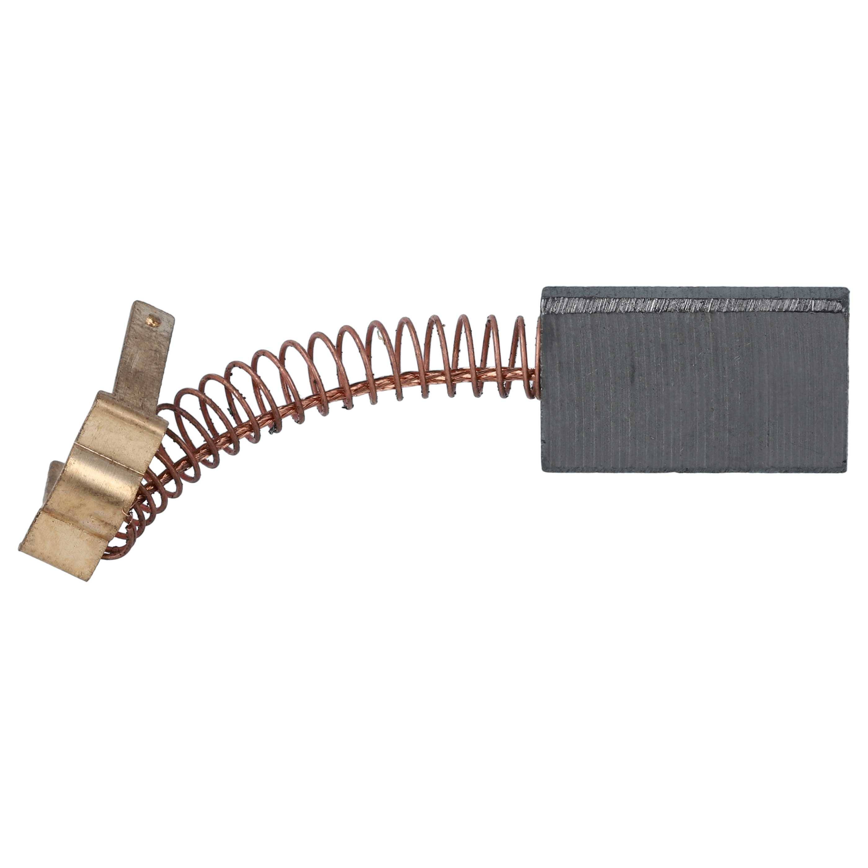 vhbw 2x Kohlebürste 3 x 12 x 20 mm Ersatz für Efka KK 98, LK51 für Nähmaschine + Feder