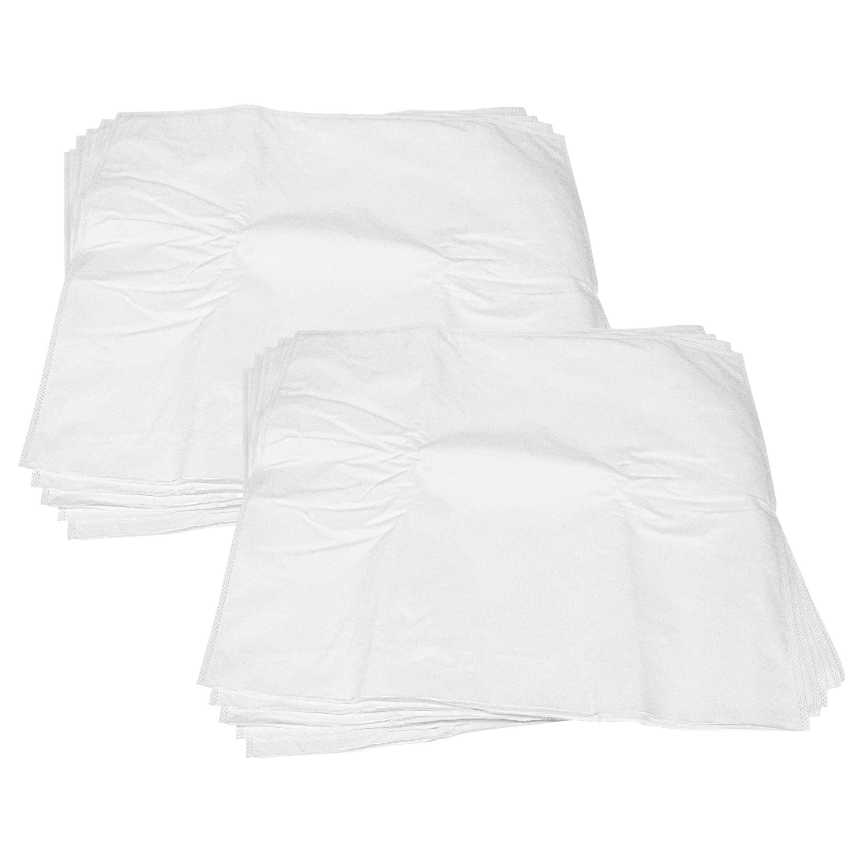 vhbw 10x Filtersack kompatibel mit Numatic HML750, HML900, HZD750, HZDQ750, CV900, CVD900 Staubsauger - Mikrovlies, 64cm x 58cm Weiß