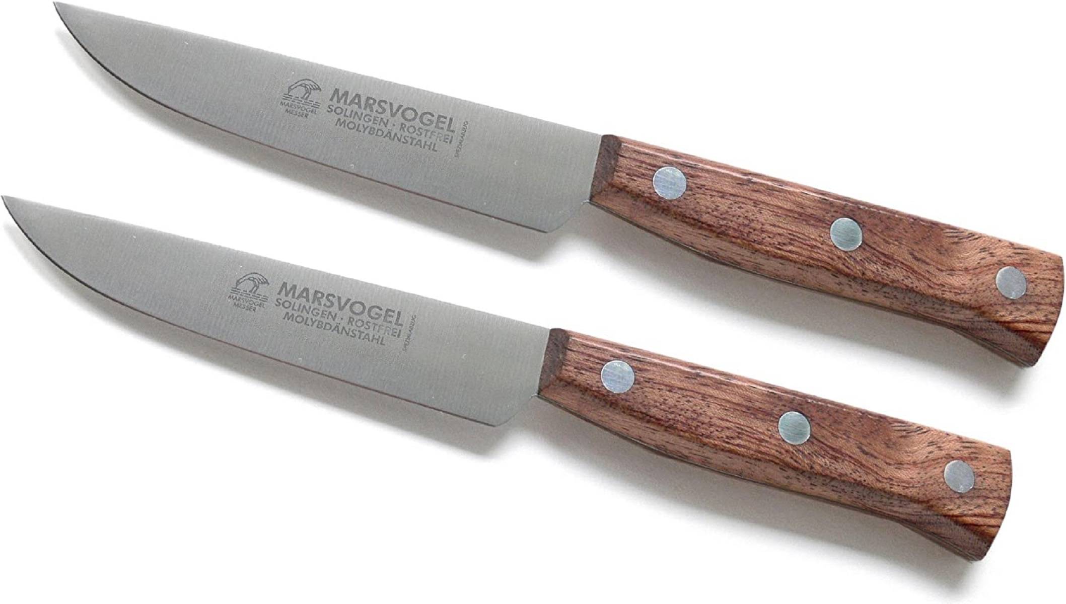 Marsvogel | Brotzeitmesser | 2 Stück | Bubinga | Solinger Dünnschliff | Frühstücksmesser