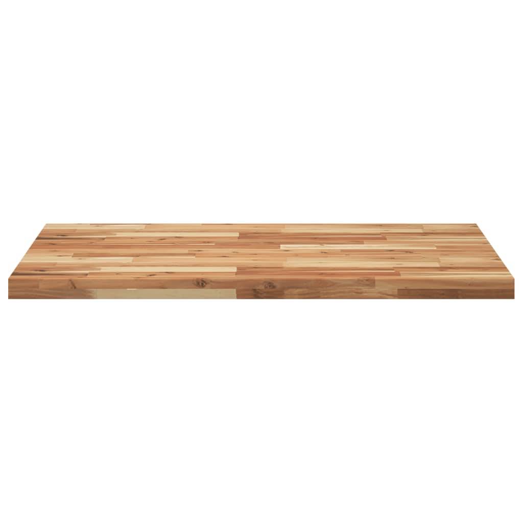 vidaXL Tischplatte Rechteckig 80x70x4 cm Massivholz Akazie