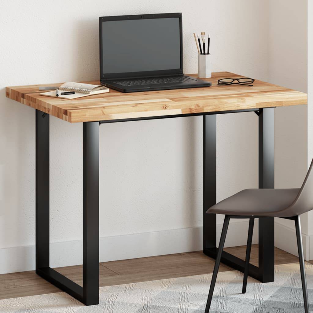 vidaXL Tischplatte Rechteckig 80x70x4 cm Massivholz Akazie