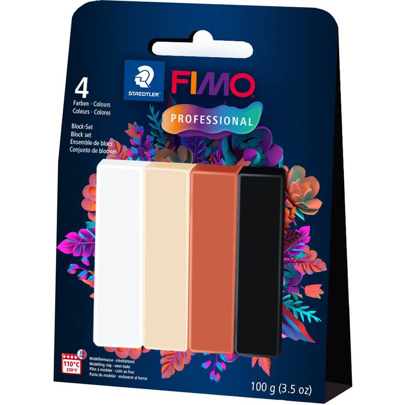 FIMO PROFESSIONAL Modelliermasse-Set "Natural Colours"