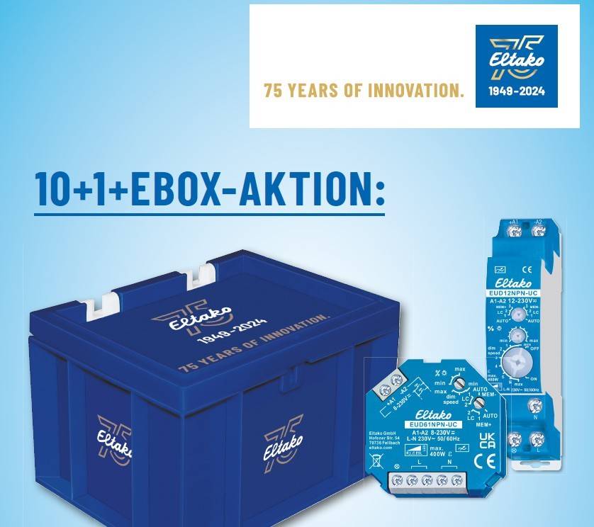 Eltako Eurobehälter EBOX75/10+1-EUD12NPN