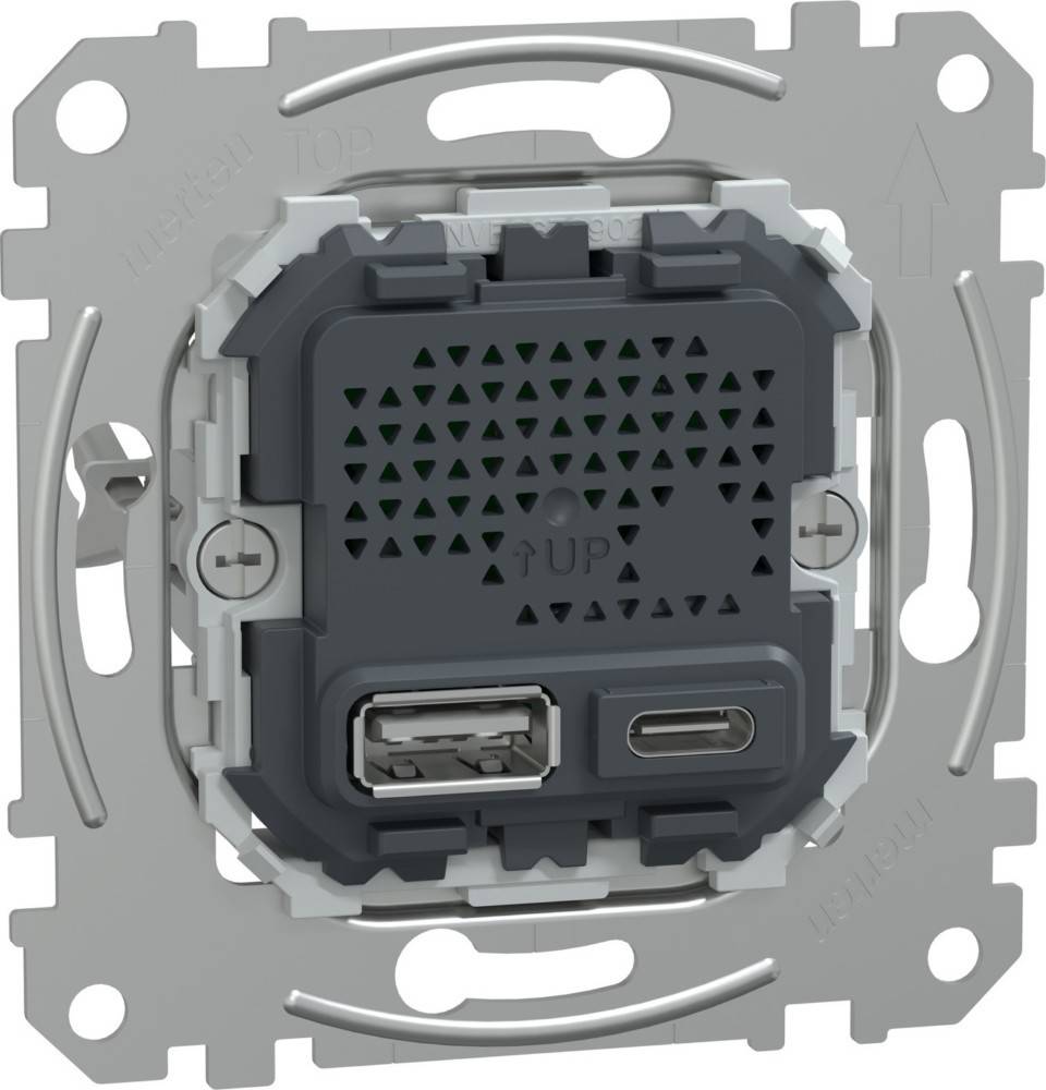 Merten USB Ladestation-Einsatz MEG4366-0140