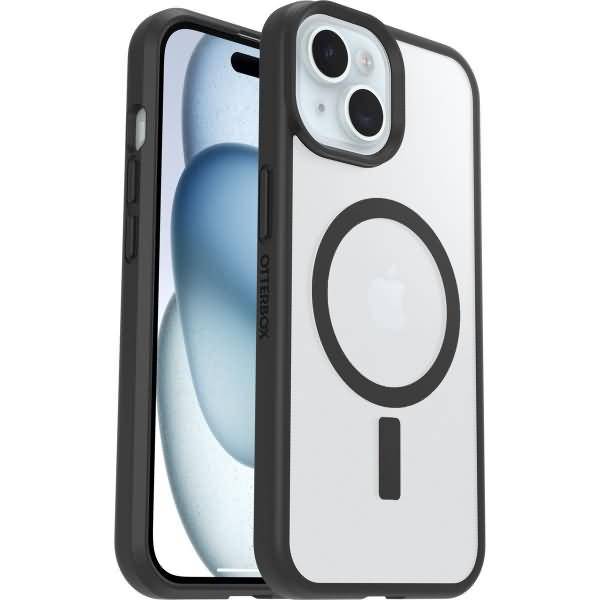 OtterBox React MagSafe iPhone 16e/15/14/13 -clear/black