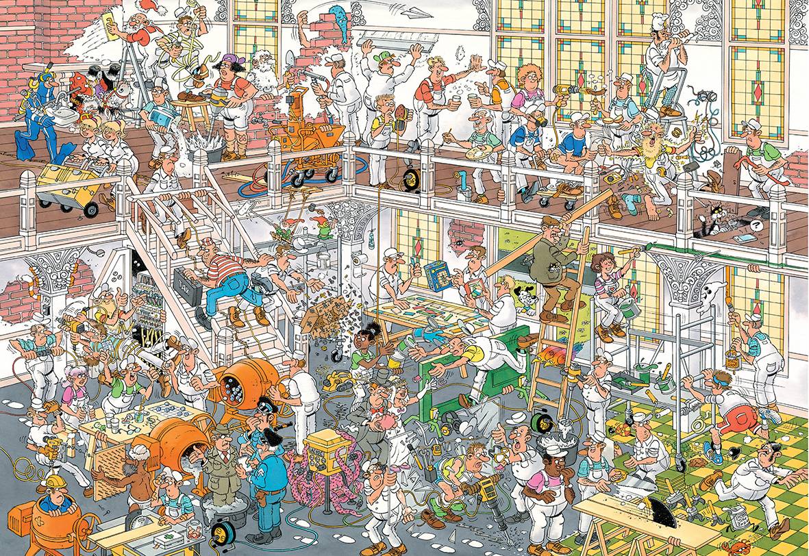 Jan van Haasteren Renovierungsprojekt - 3000 Teile Puzzle