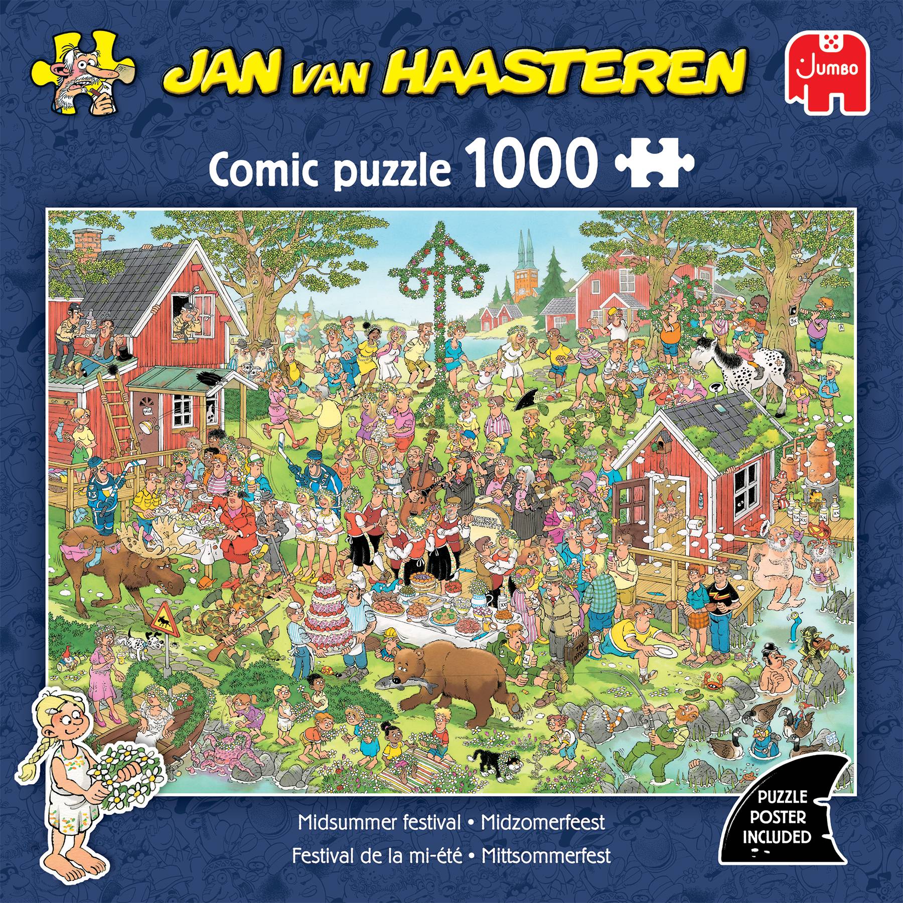 Jan van Haasteren Mittsommerfest, 1000 Teile Puzzle