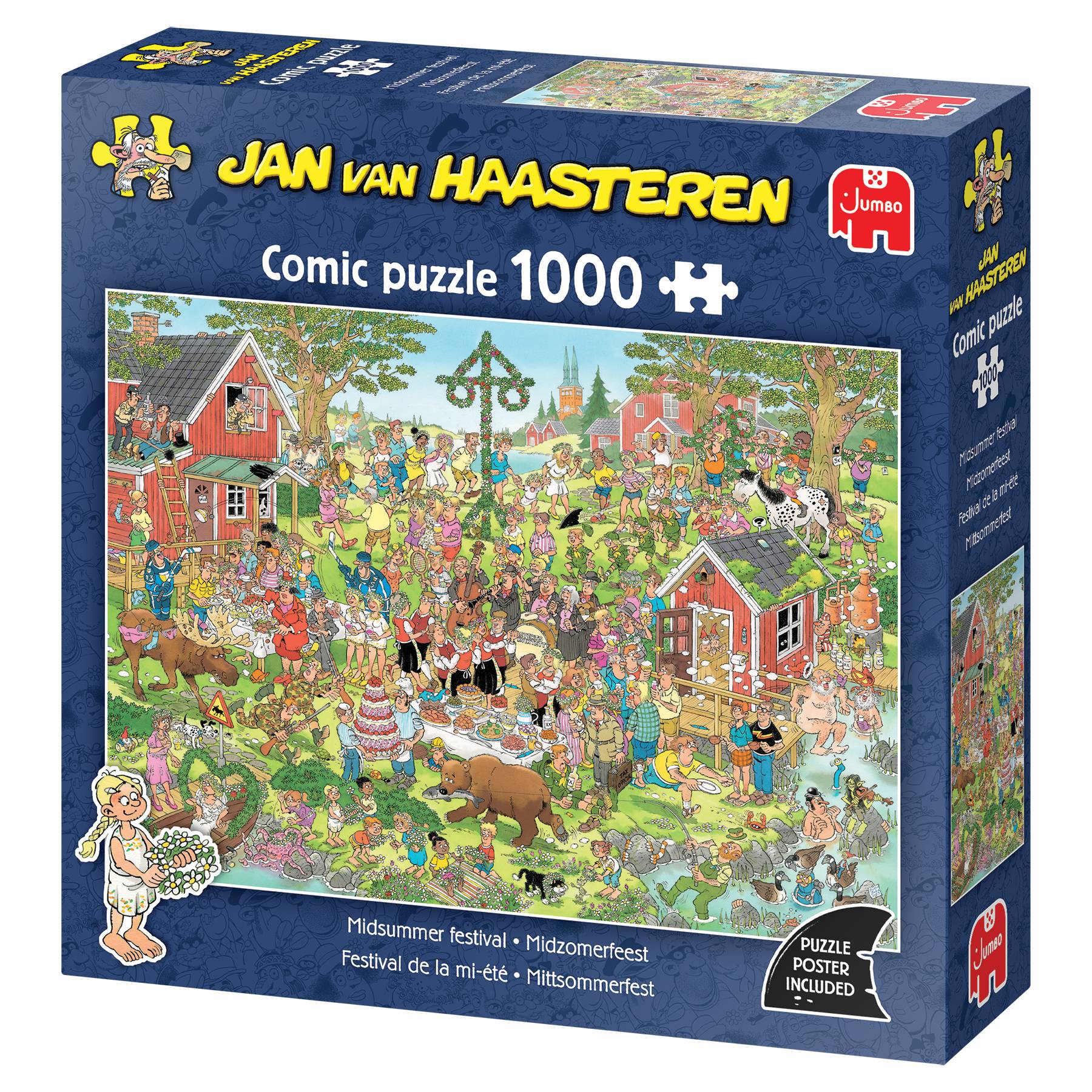 Jan van Haasteren Mittsommerfest, 1000 Teile Puzzle