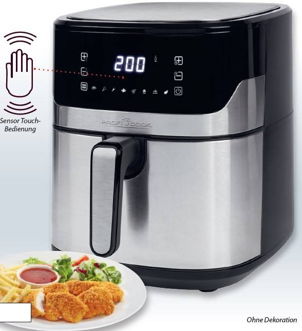 PROFI COOK Heißluft-Fritteuse PC-FR 1294 H inox