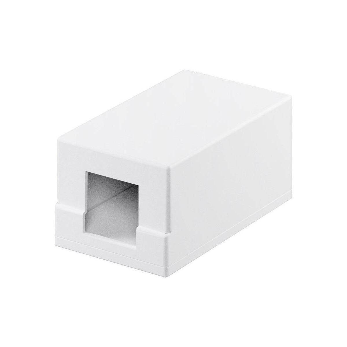 KeyStone Leergehuse 1-port, Snap-In Montage, wei