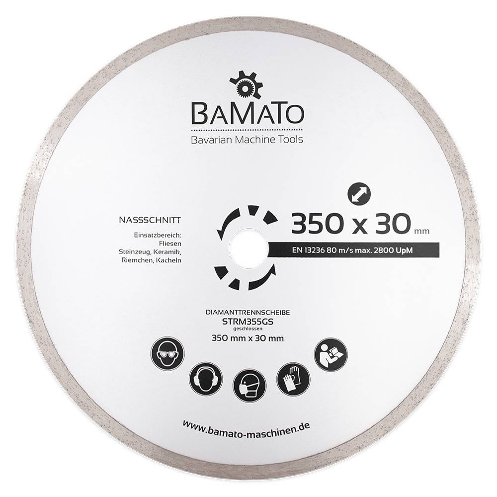 BAMATO Diamant Trennscheibe 350 x 30 mm STRM355GS
