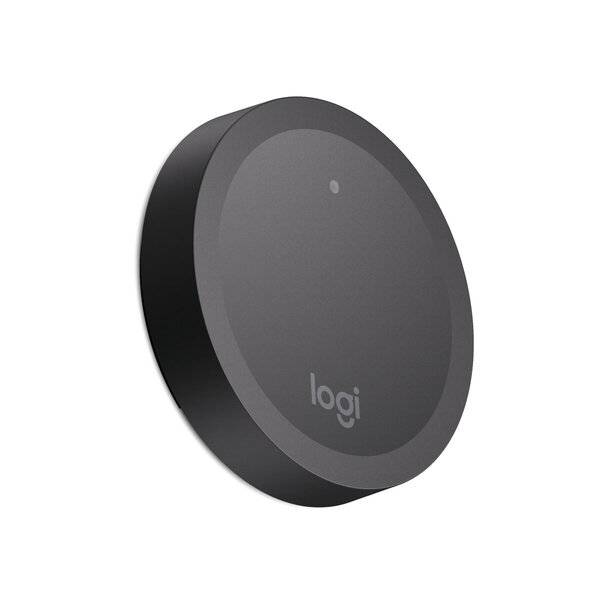 Rundes schwarzes Logitech 