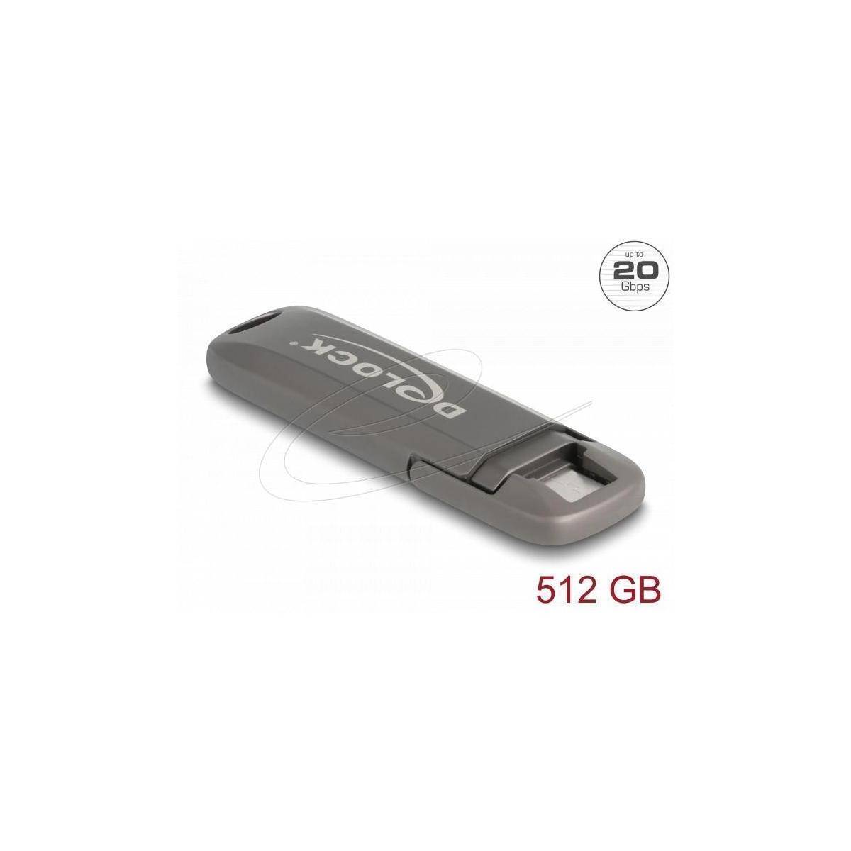 54013 - USB Stick, 512GB, grau